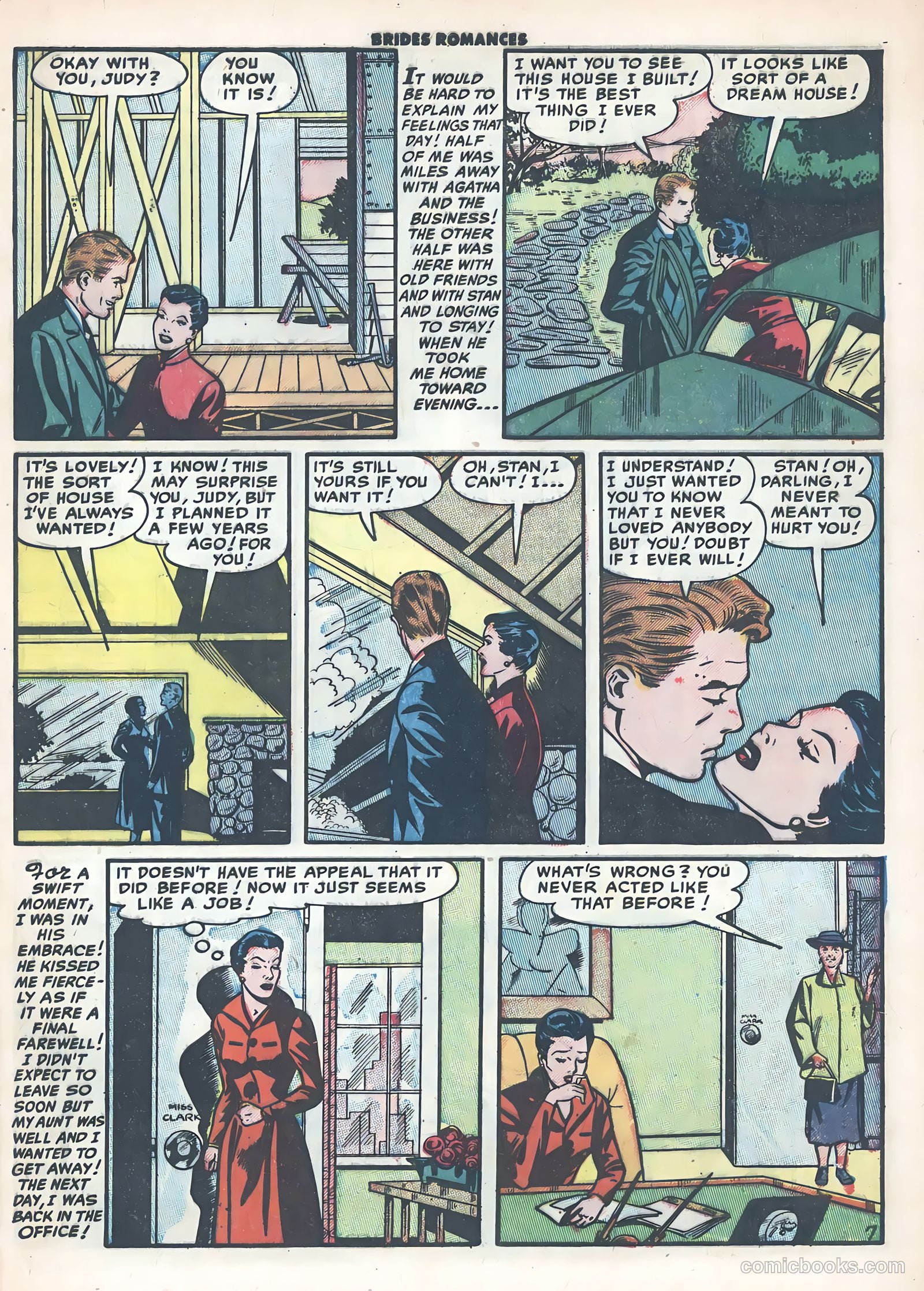 Brides Romances #9 (1955) — page 9 of 37