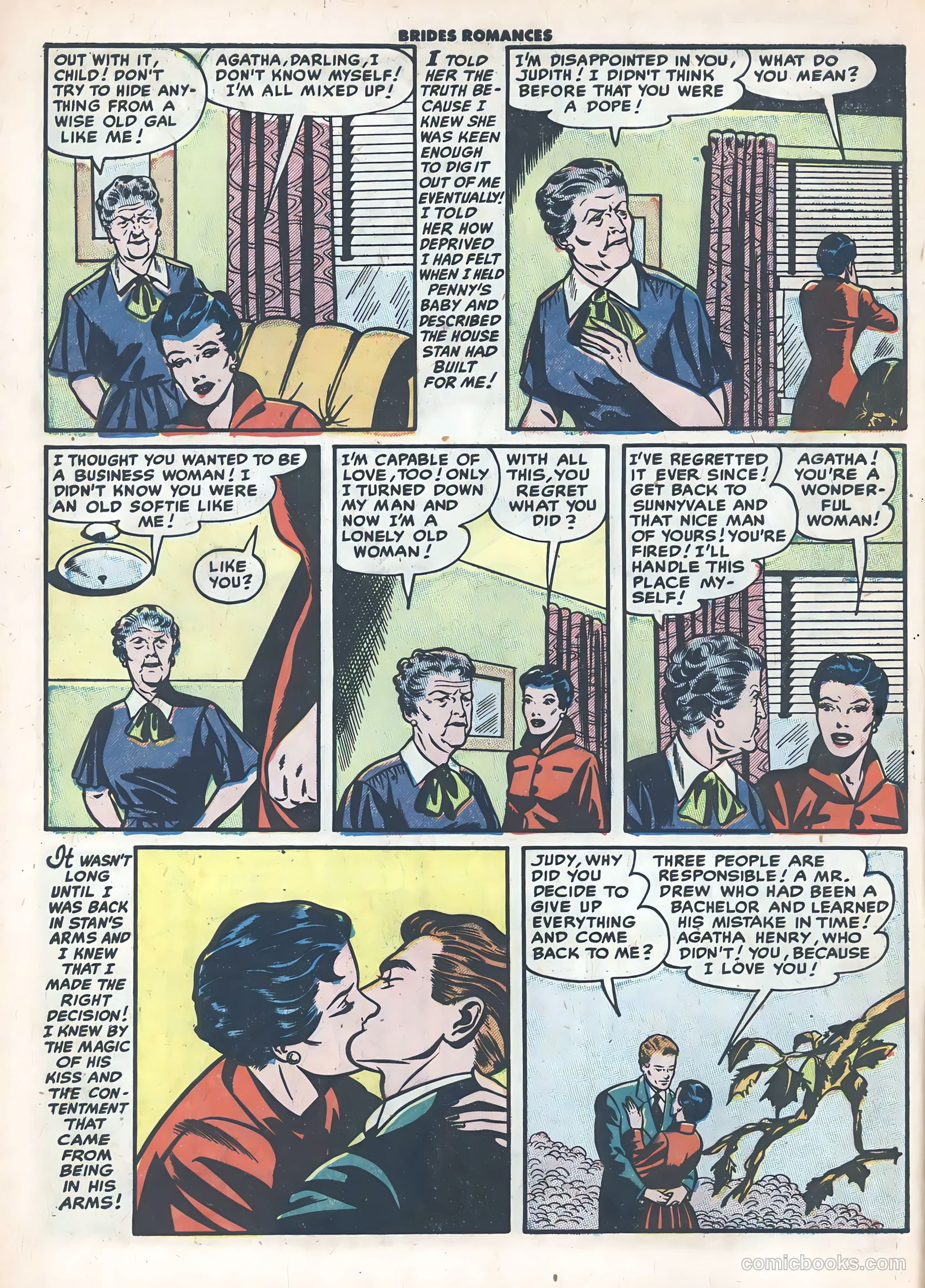 Brides Romances #9 (1955) — page 10 of 37