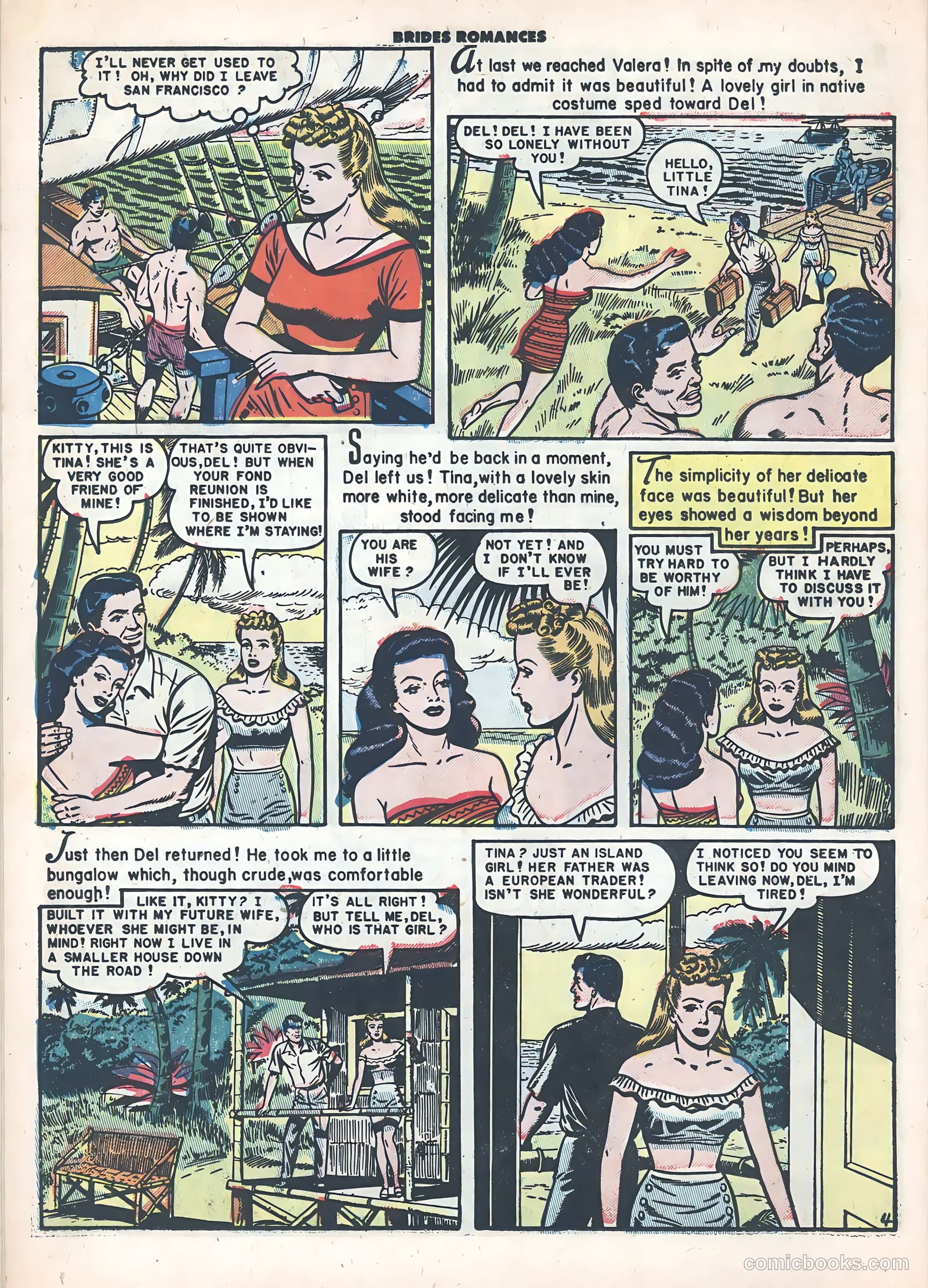 Brides Romances #9 (1955) — page 14 of 37