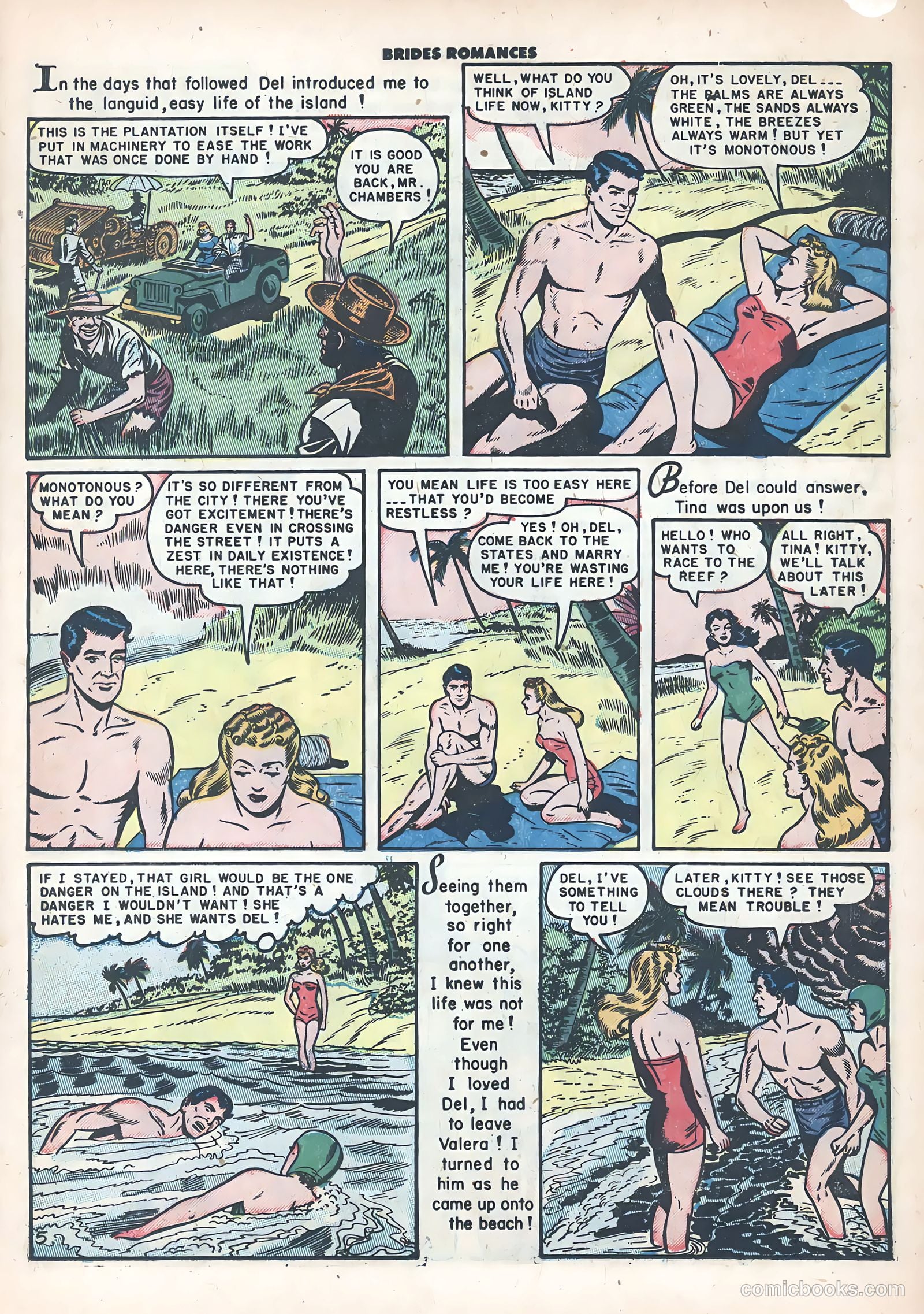 Brides Romances #9 (1955) — page 15 of 37