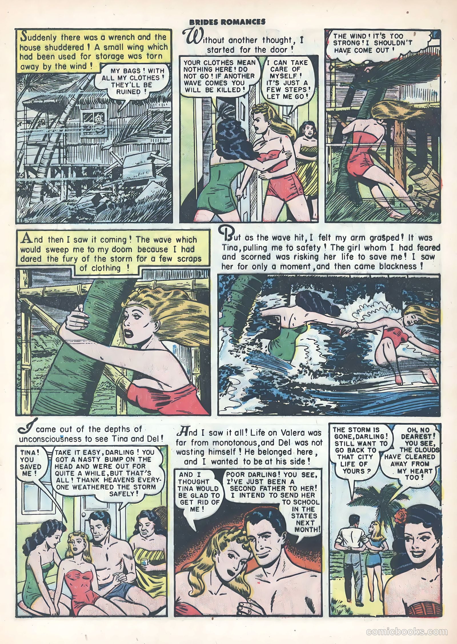 Brides Romances #9 (1955) — page 17 of 37