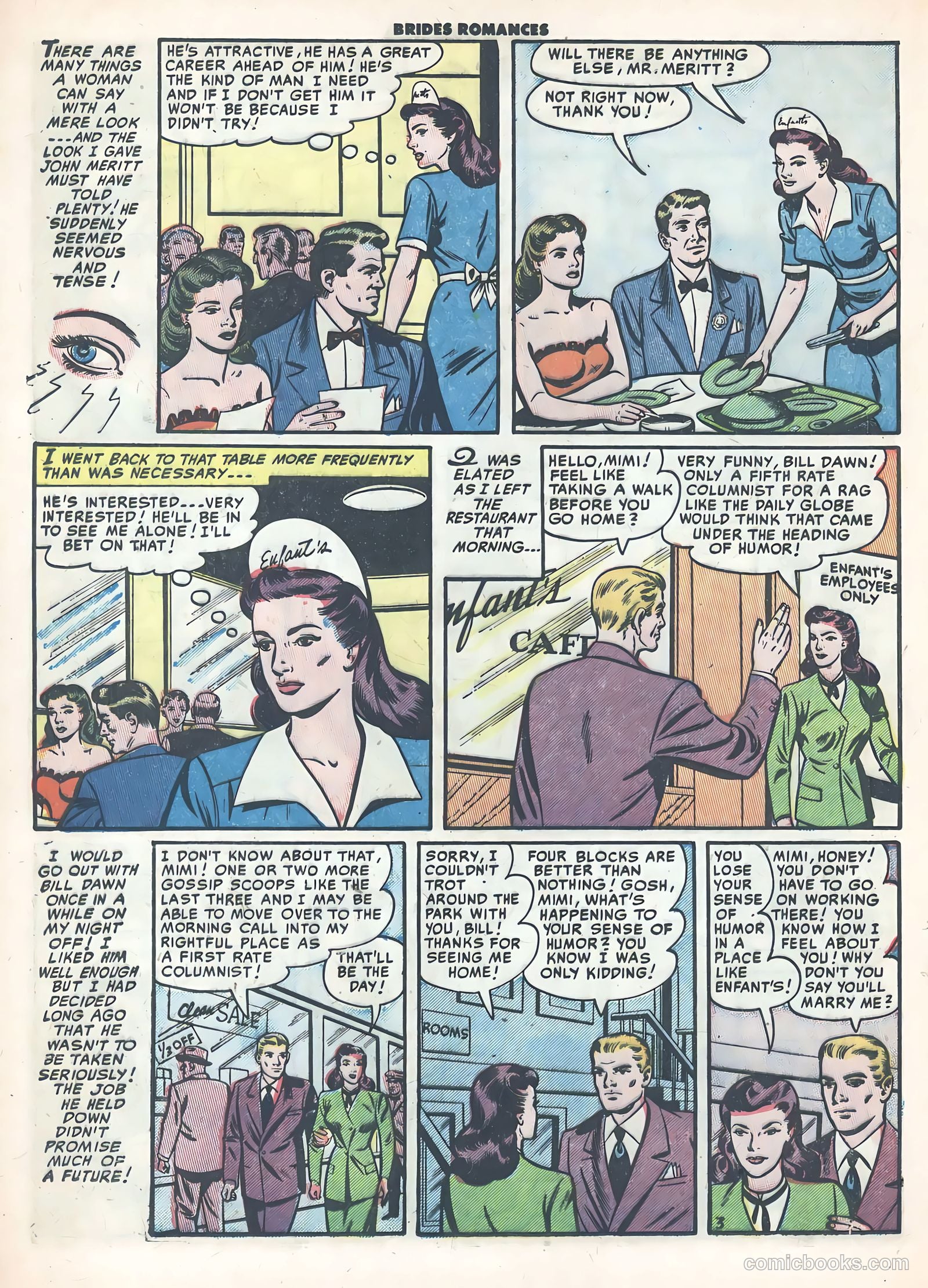 Brides Romances #9 (1955) — page 20 of 37