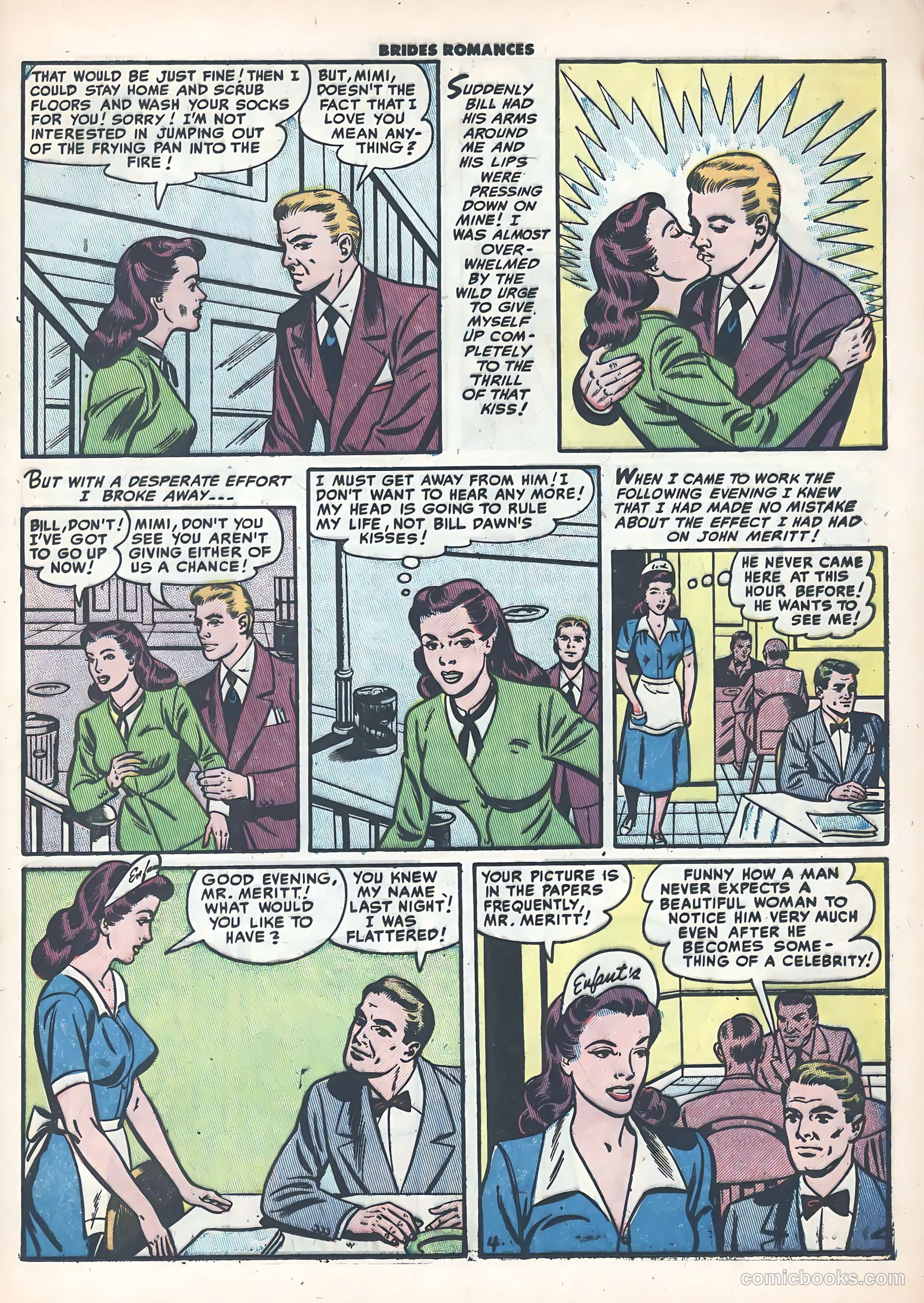 Brides Romances #9 (1955) — page 21 of 37