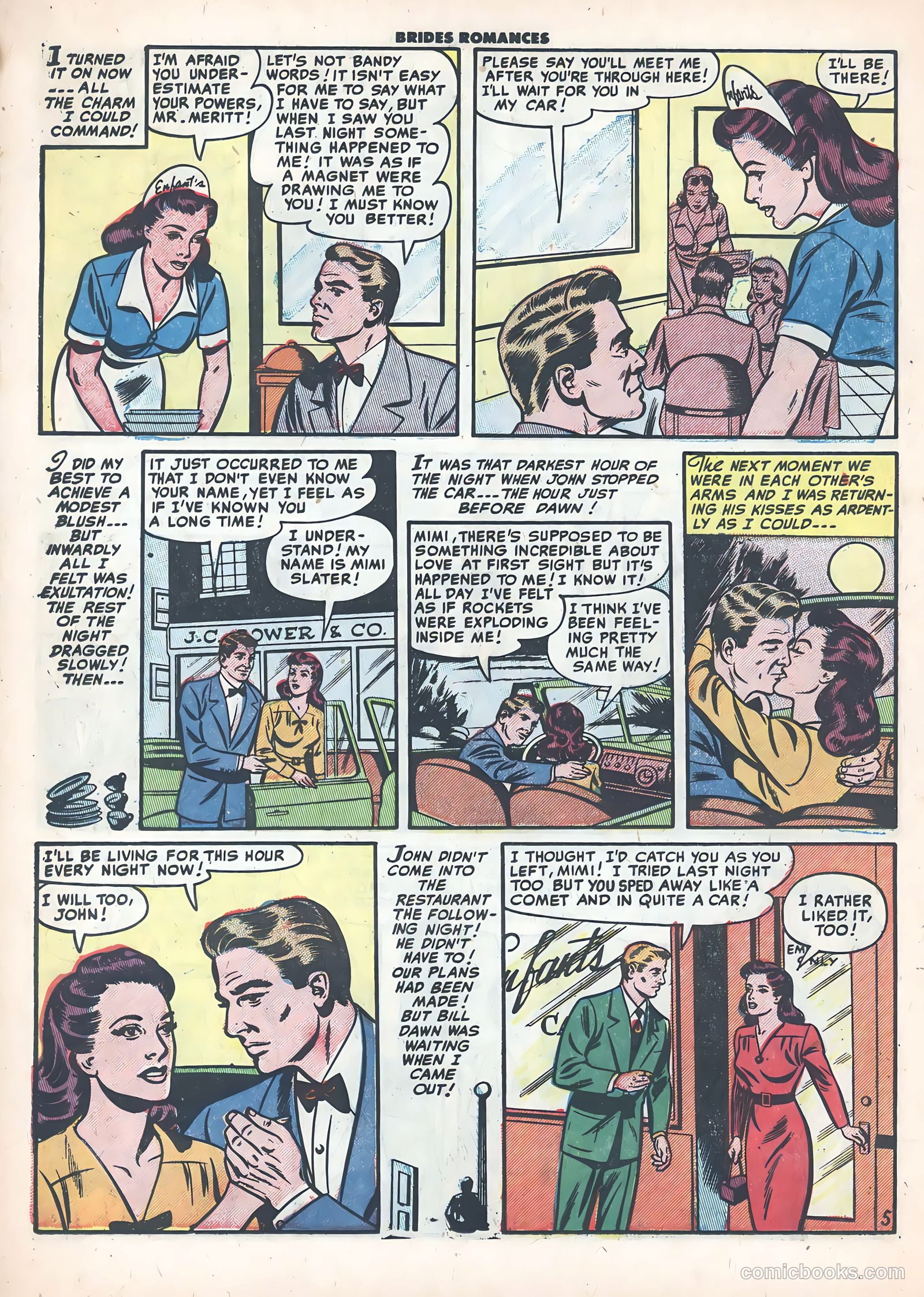 Brides Romances #9 (1955) — page 22 of 37