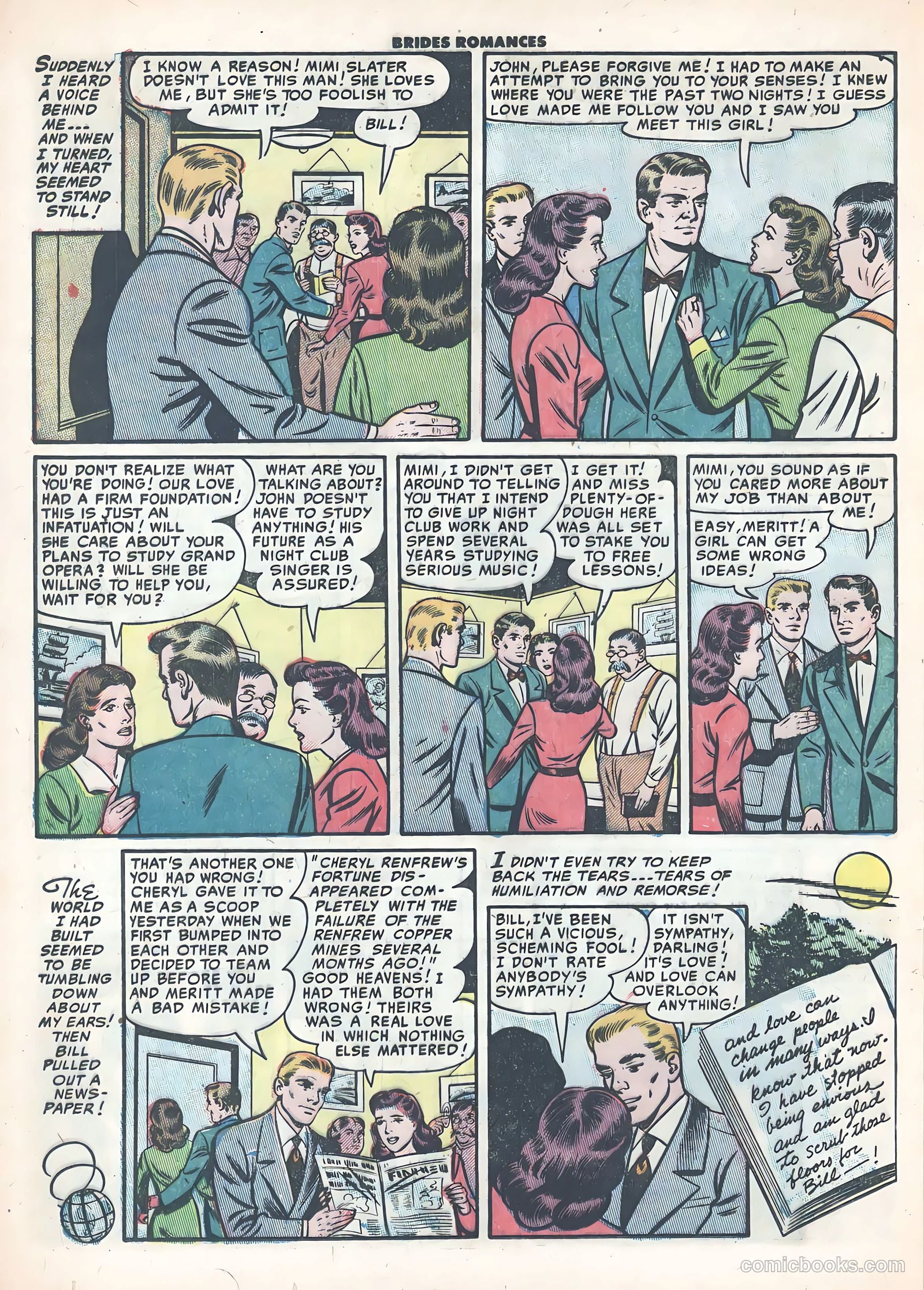 Brides Romances #9 (1955) — page 24 of 37