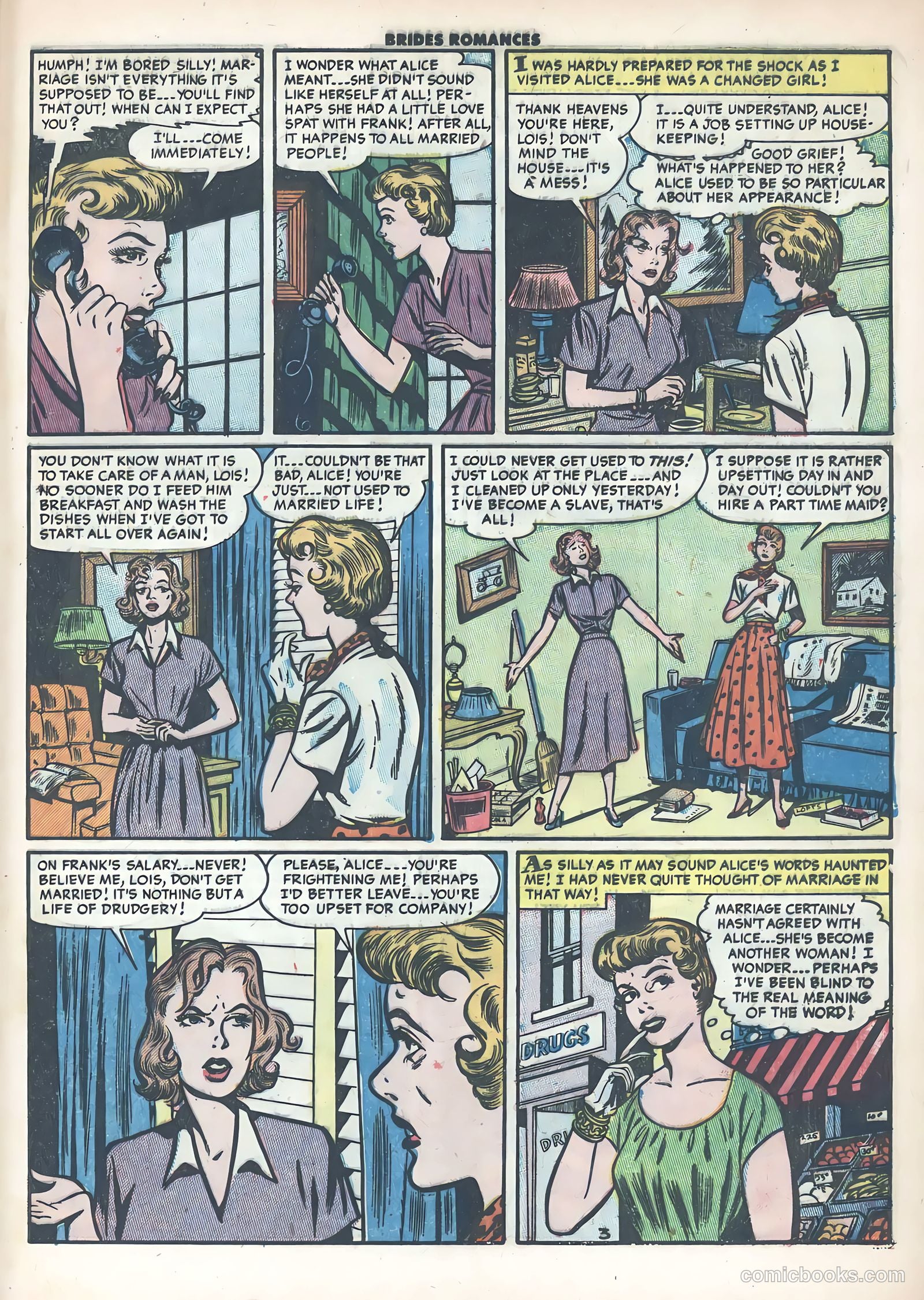 Brides Romances #9 (1955) — page 29 of 37