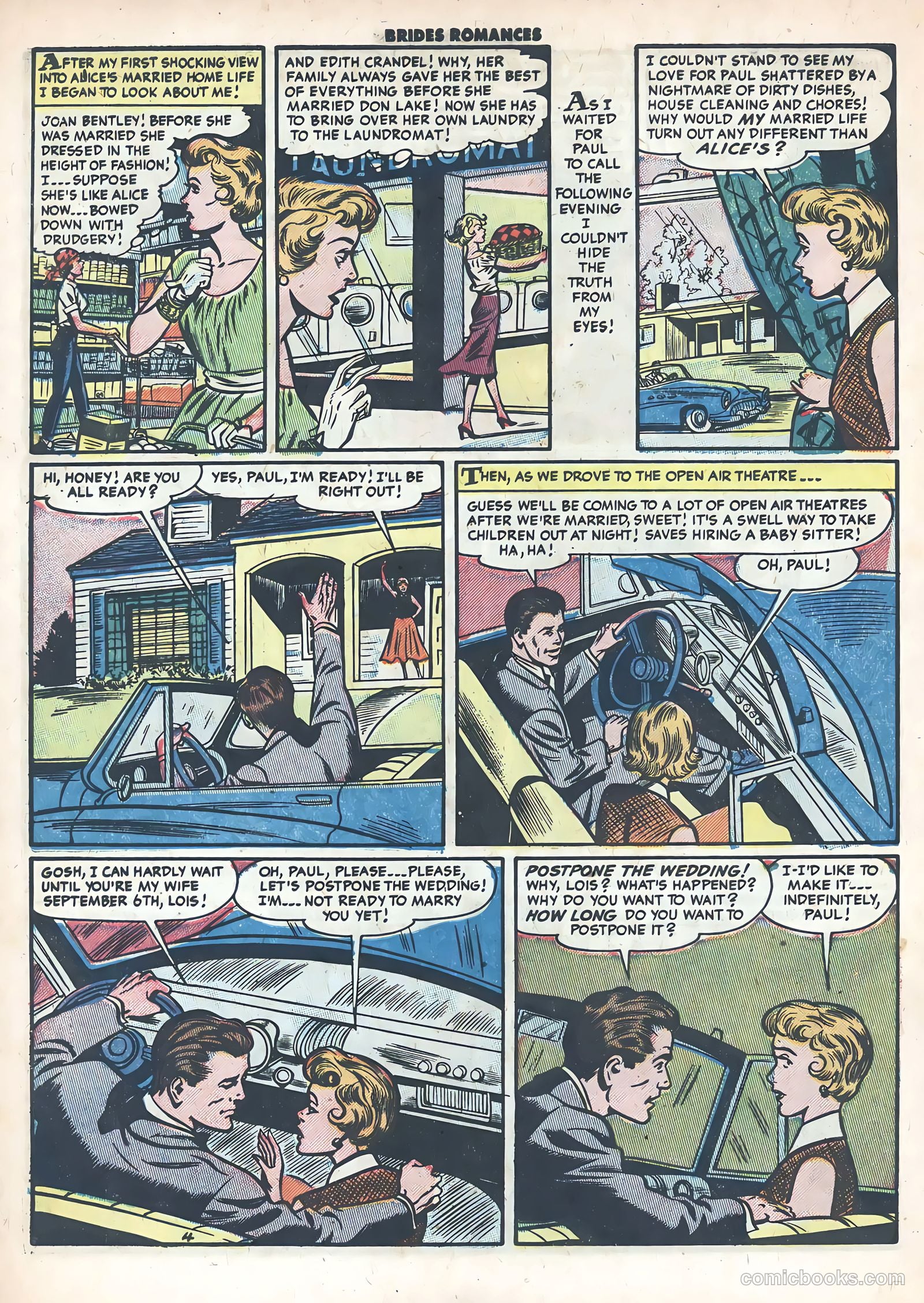 Brides Romances #9 (1955) — page 30 of 37
