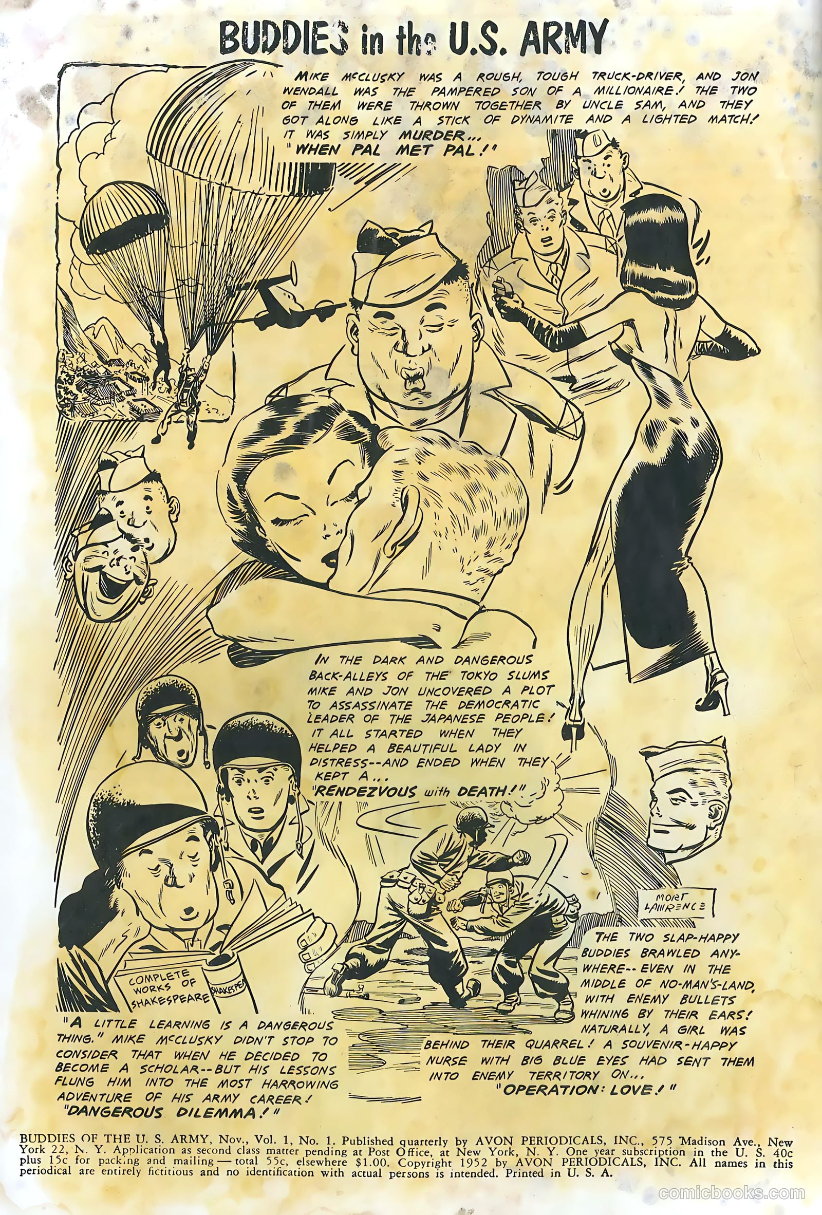 Buddies in the U.S. Army #1 (1952) — page 2 of 36