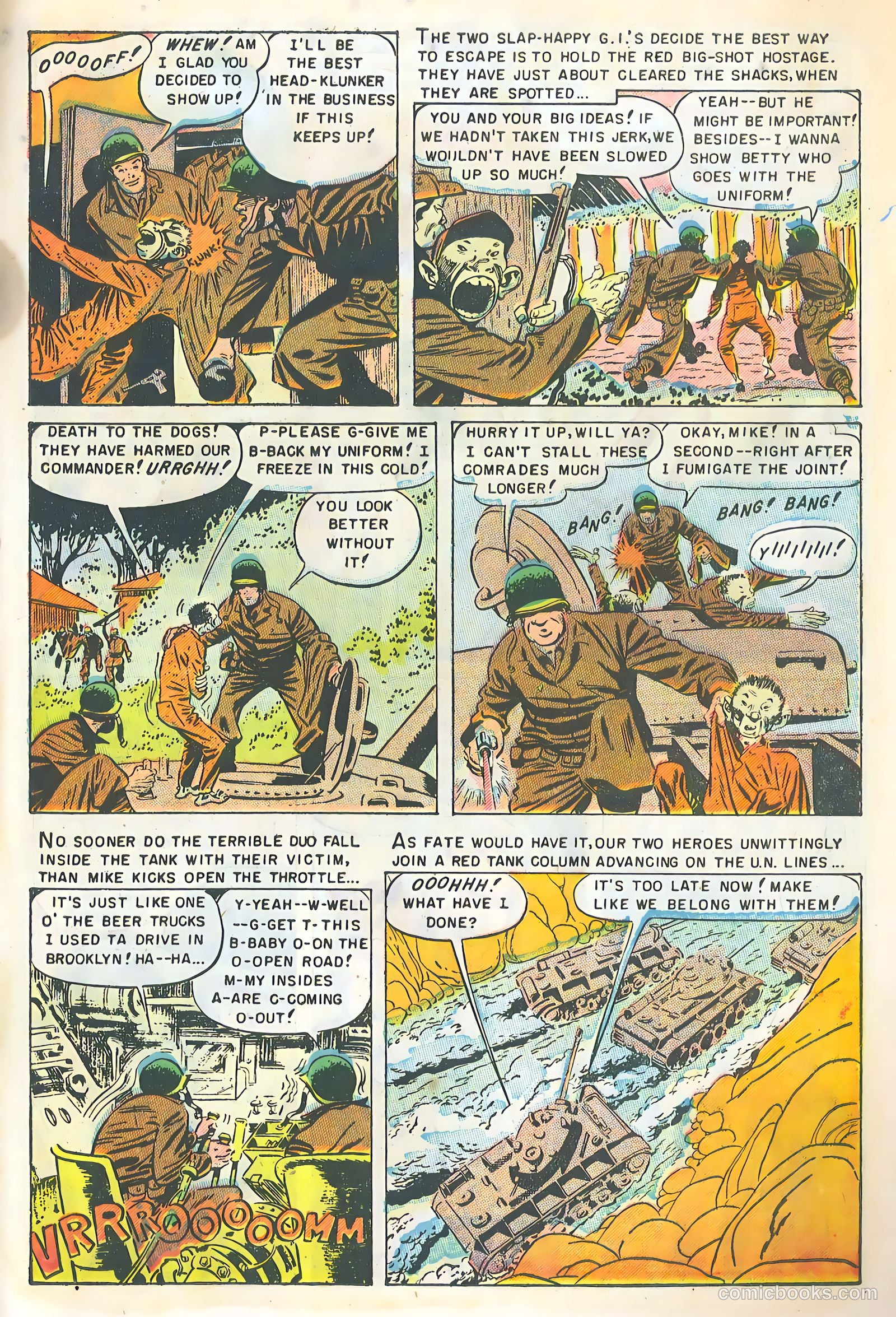 Buddies in the U.S. Army #1 (1952) — page 15 of 36