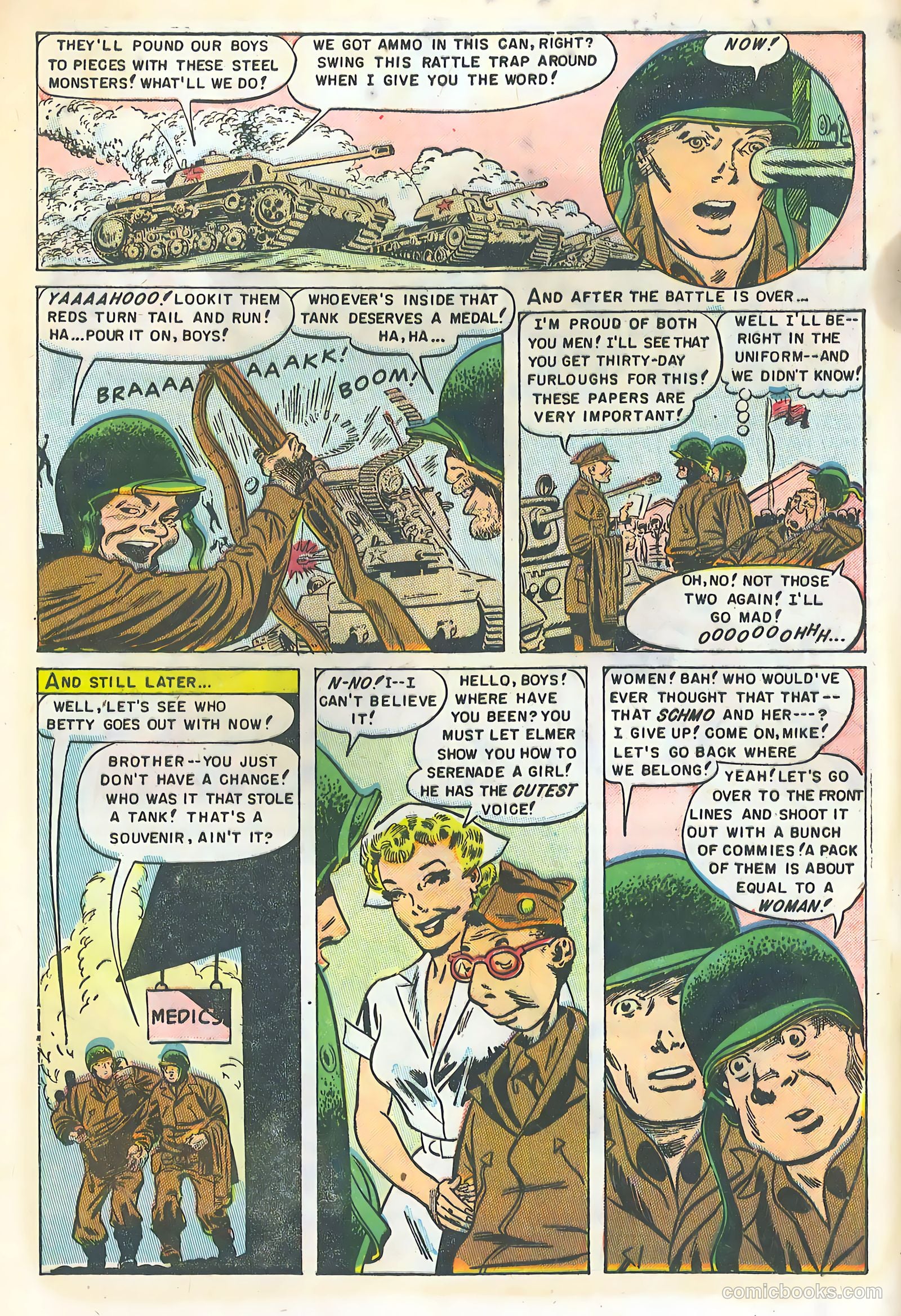 Buddies in the U.S. Army #1 (1952) — page 16 of 36