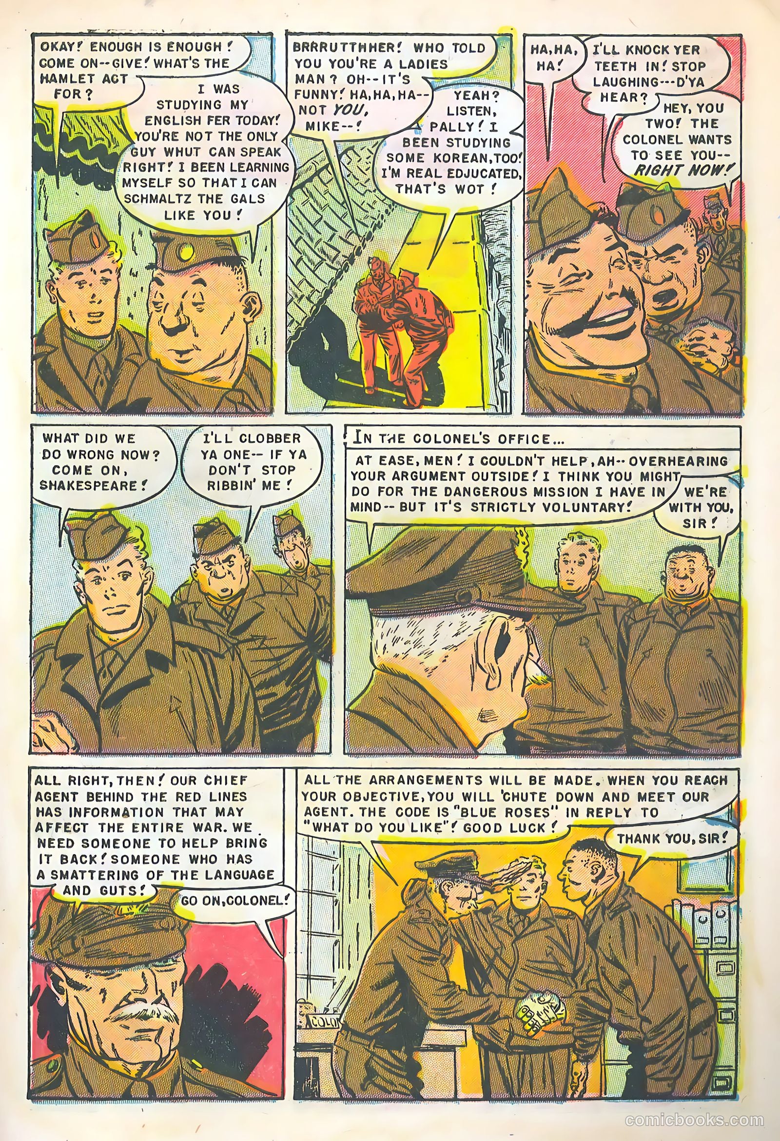 Buddies in the U.S. Army #1 (1952) — page 29 of 36