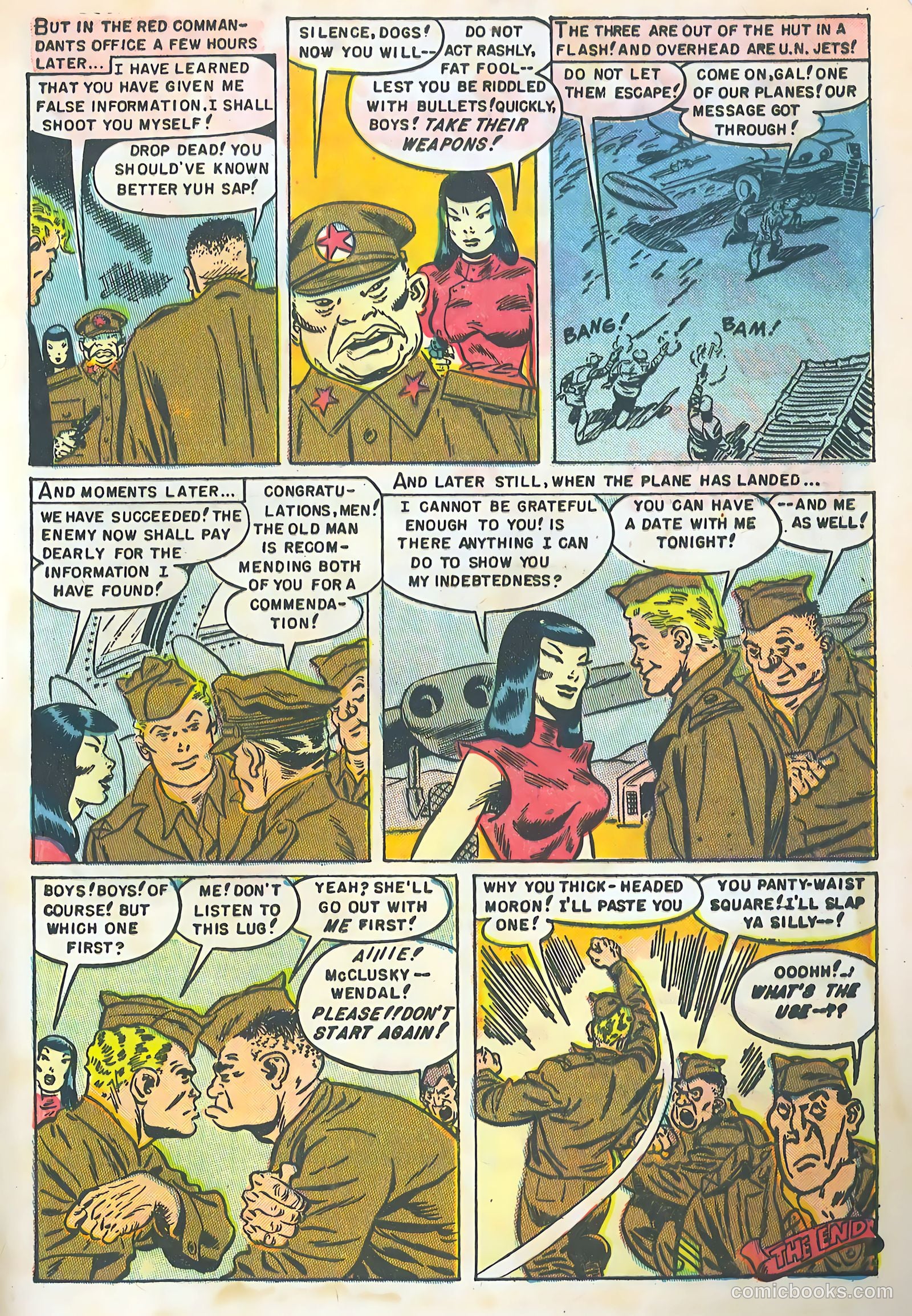 Buddies in the U.S. Army #1 (1952) — page 33 of 36