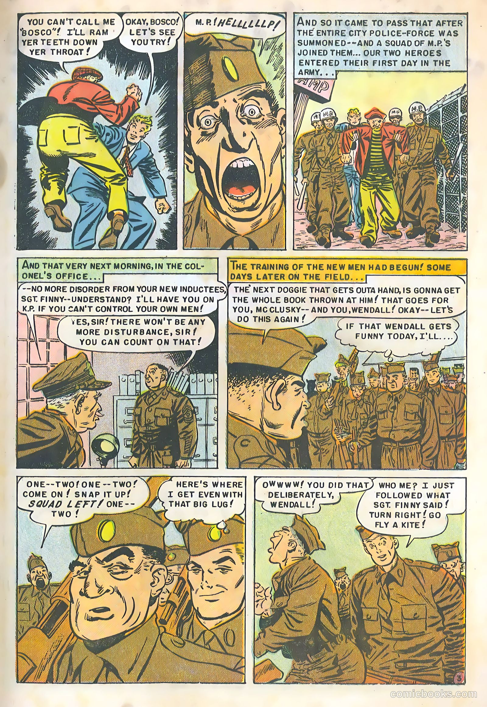 Buddies of the U.S. Army #1 (1952) — page 5 of 36