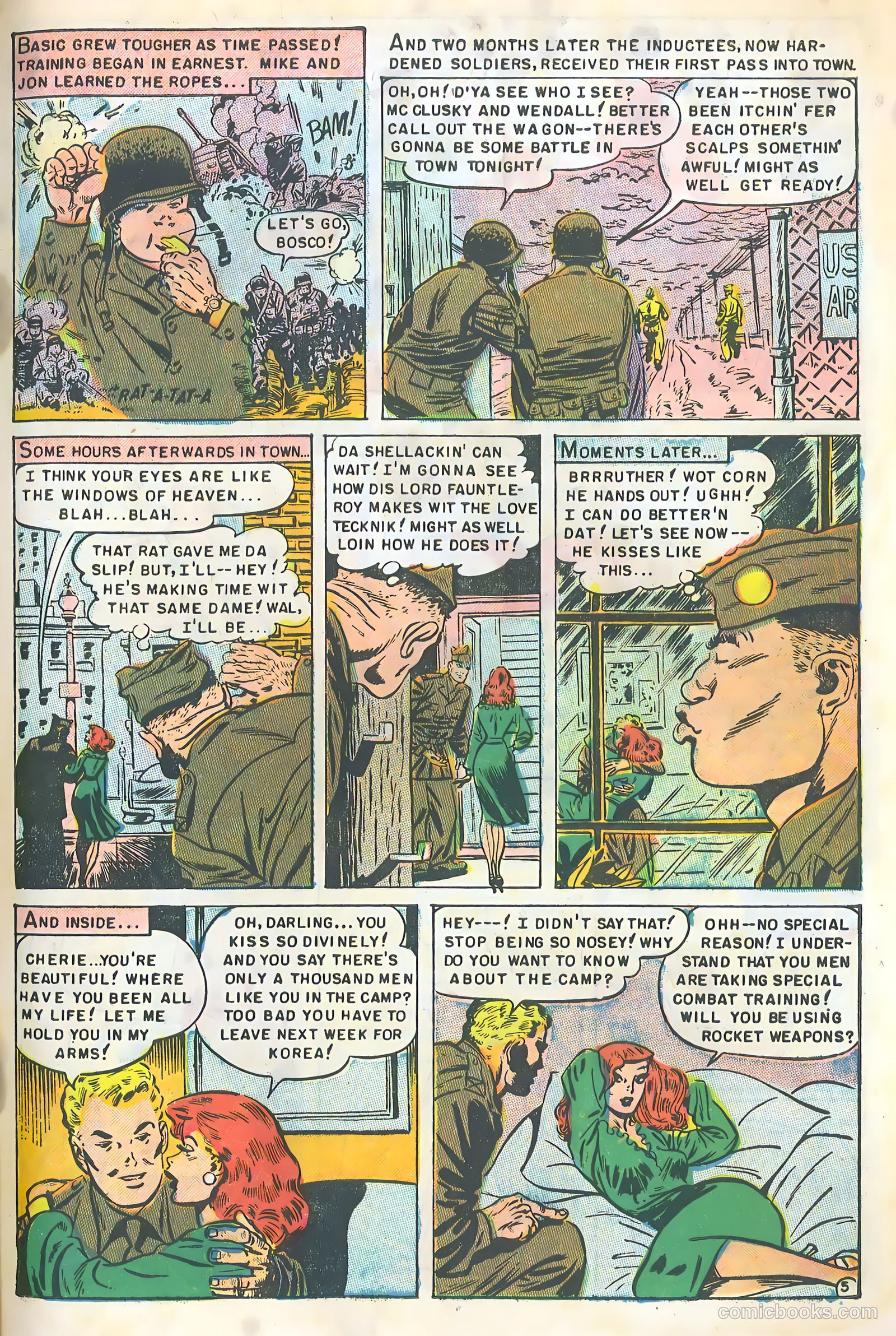 Buddies of the U.S. Army #1 (1952) — page 7 of 36