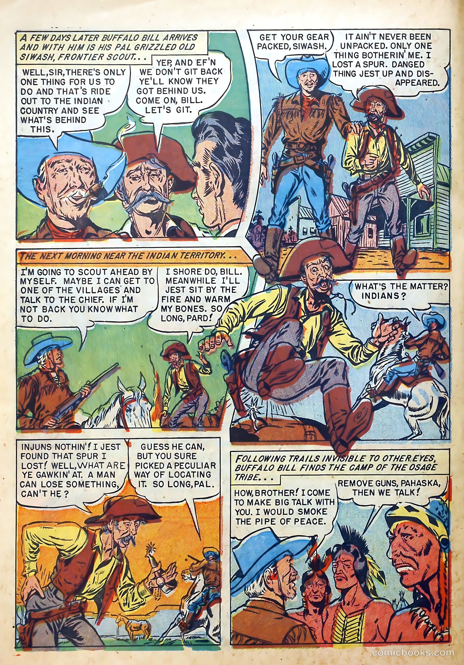 Buffalo Bill #4 (1951) — page 22 of 36