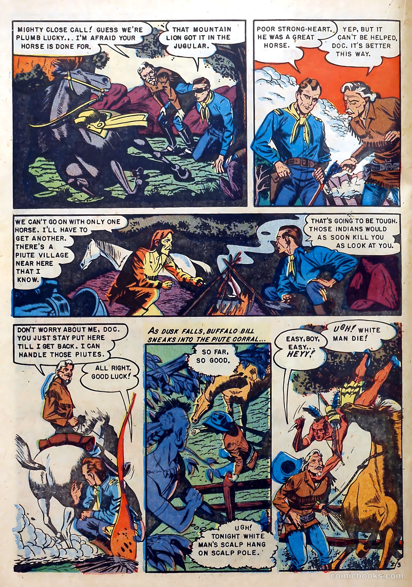 Buffalo Bill #5 (1951) — page 22 of 37