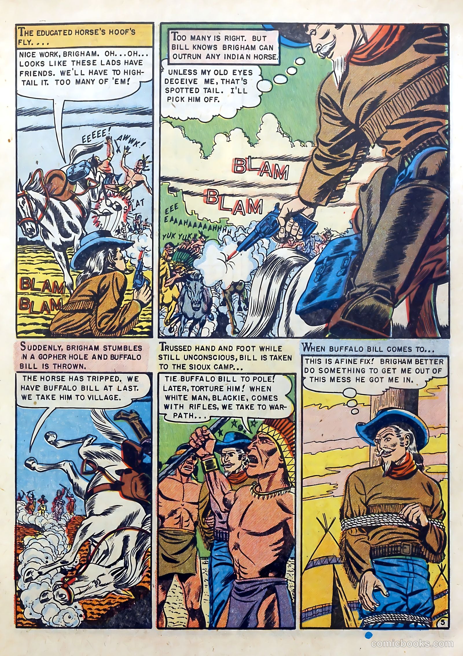 Buffalo Bill #5 (1951) — page 7 of 36