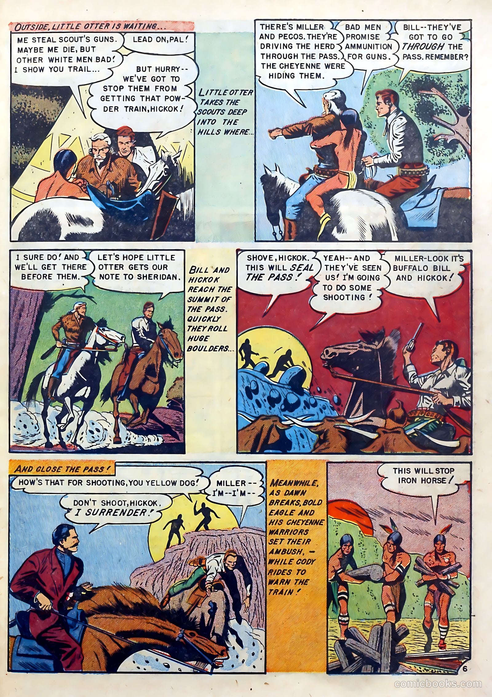 Buffalo Bill #6 (1951) — page 25 of 36