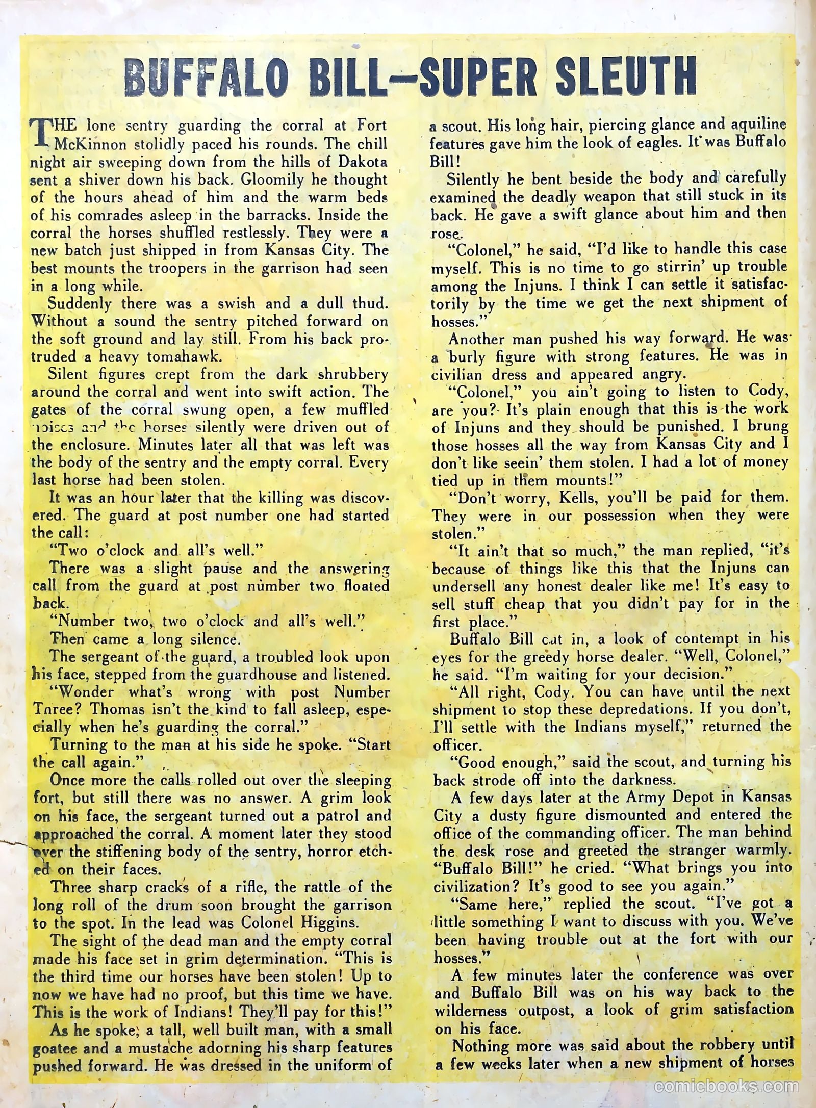 Buffalo Bill #8 (1951) — page 18 of 36