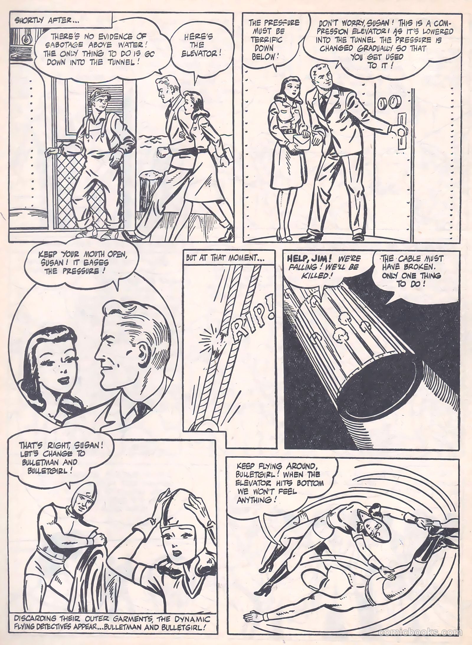 Bulletman #10 (1951) — page 4 of 24
