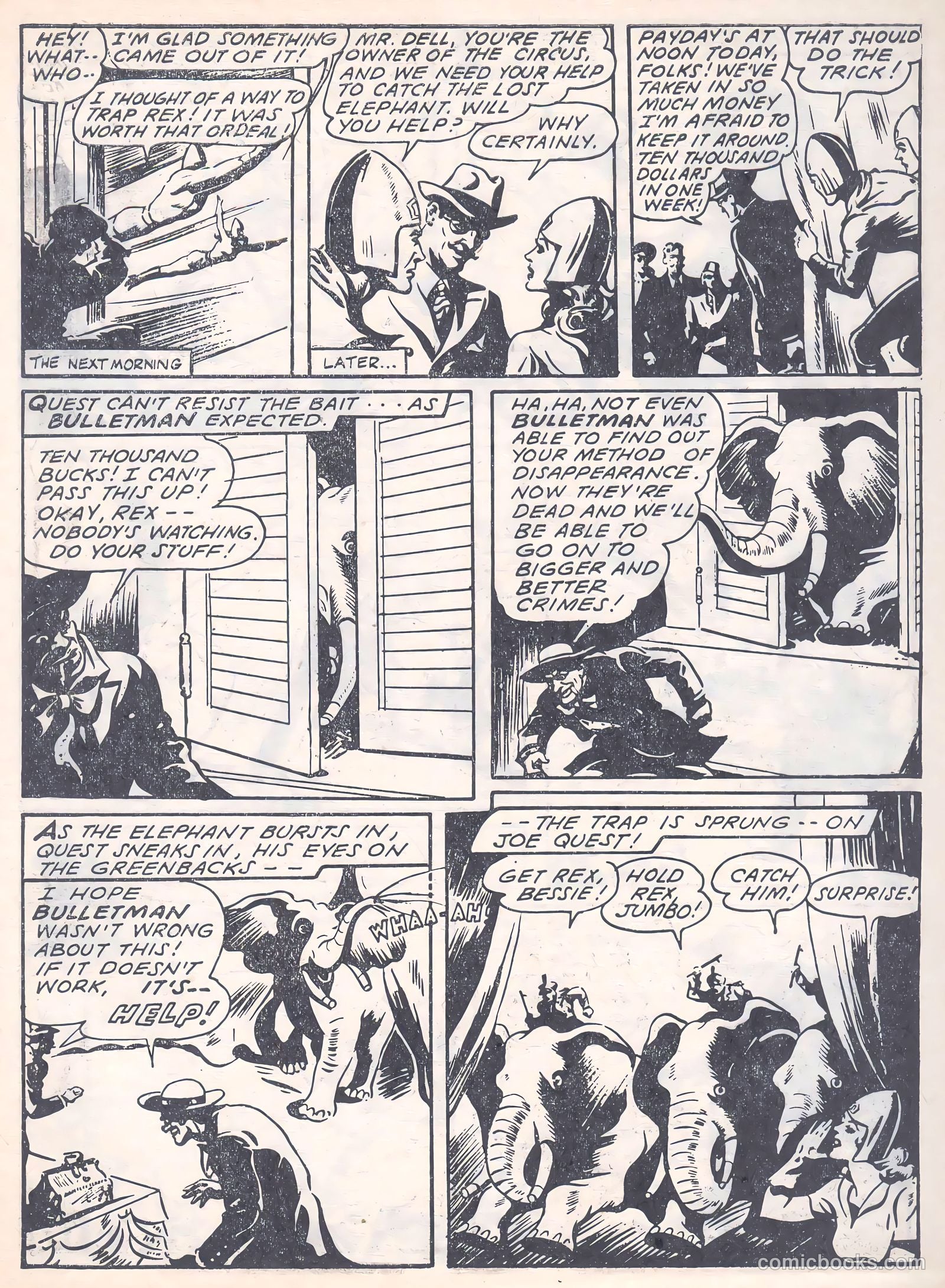 Bulletman #10 (1951) — page 17 of 24