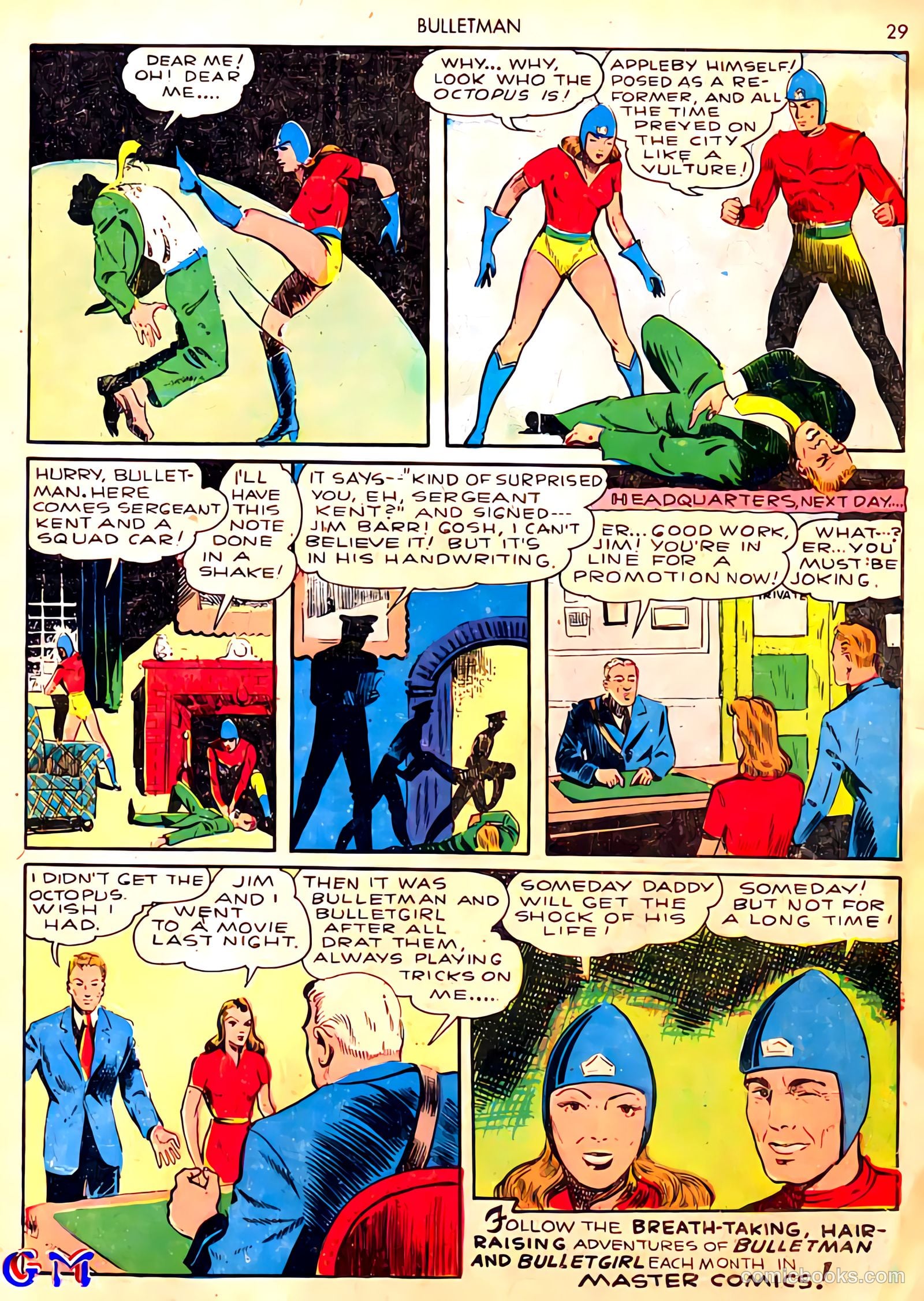 Bulletman #3 (1941) — page 32