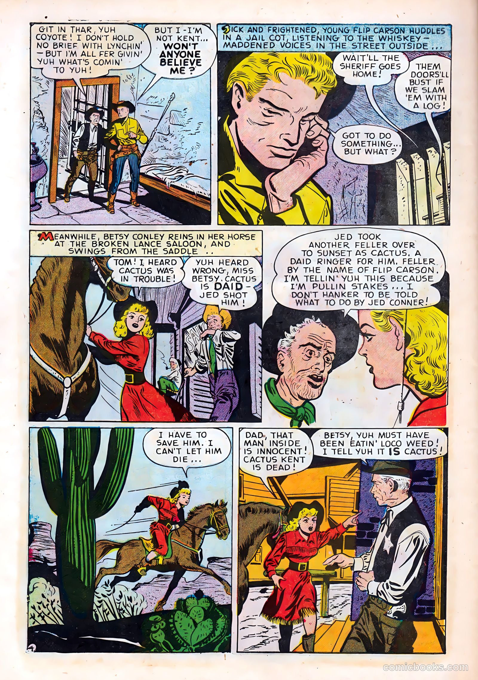 Butch Cassidy #1 (1951) — page 30 of 36