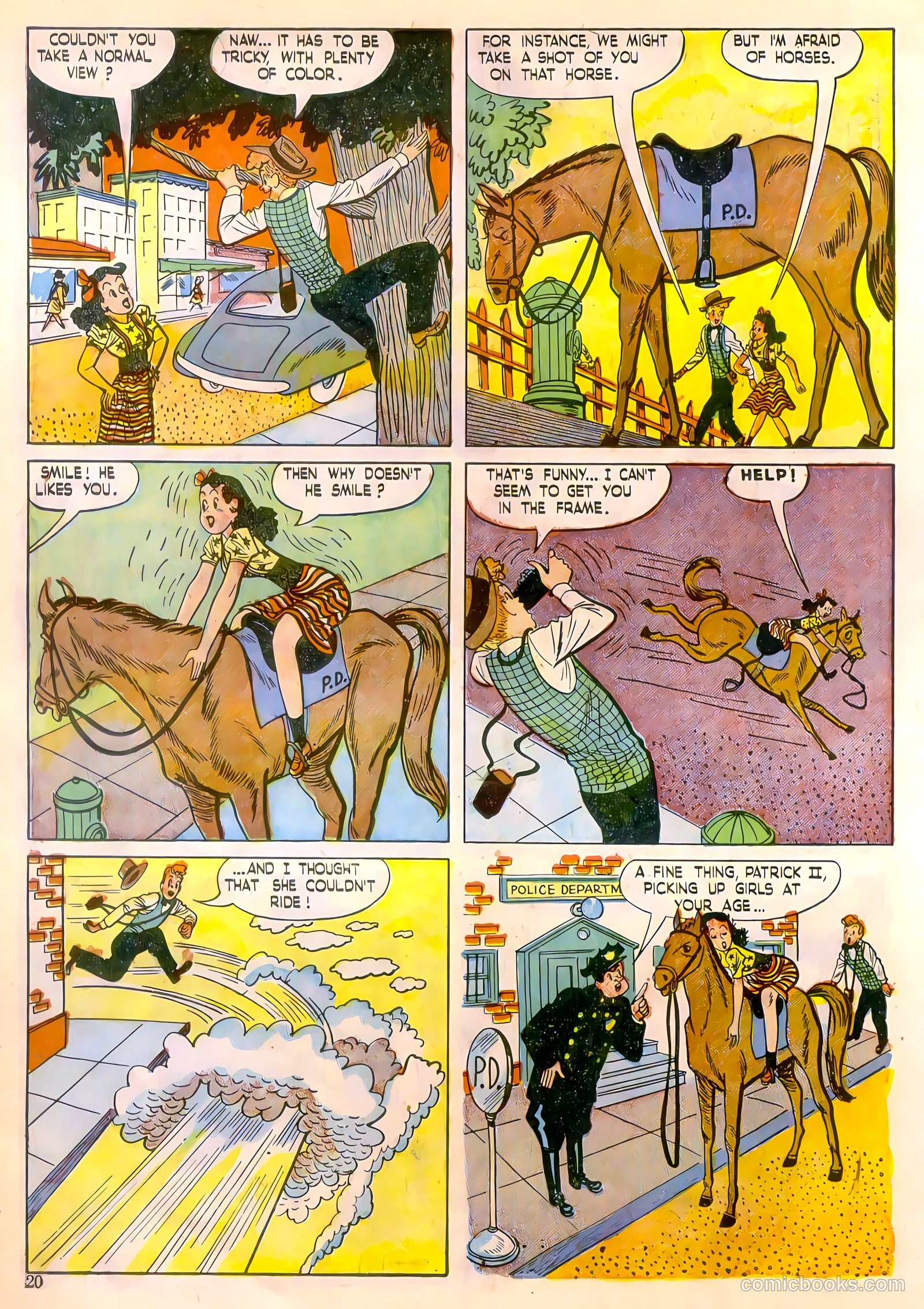 Calling All Boys #10 (1947) — page 20