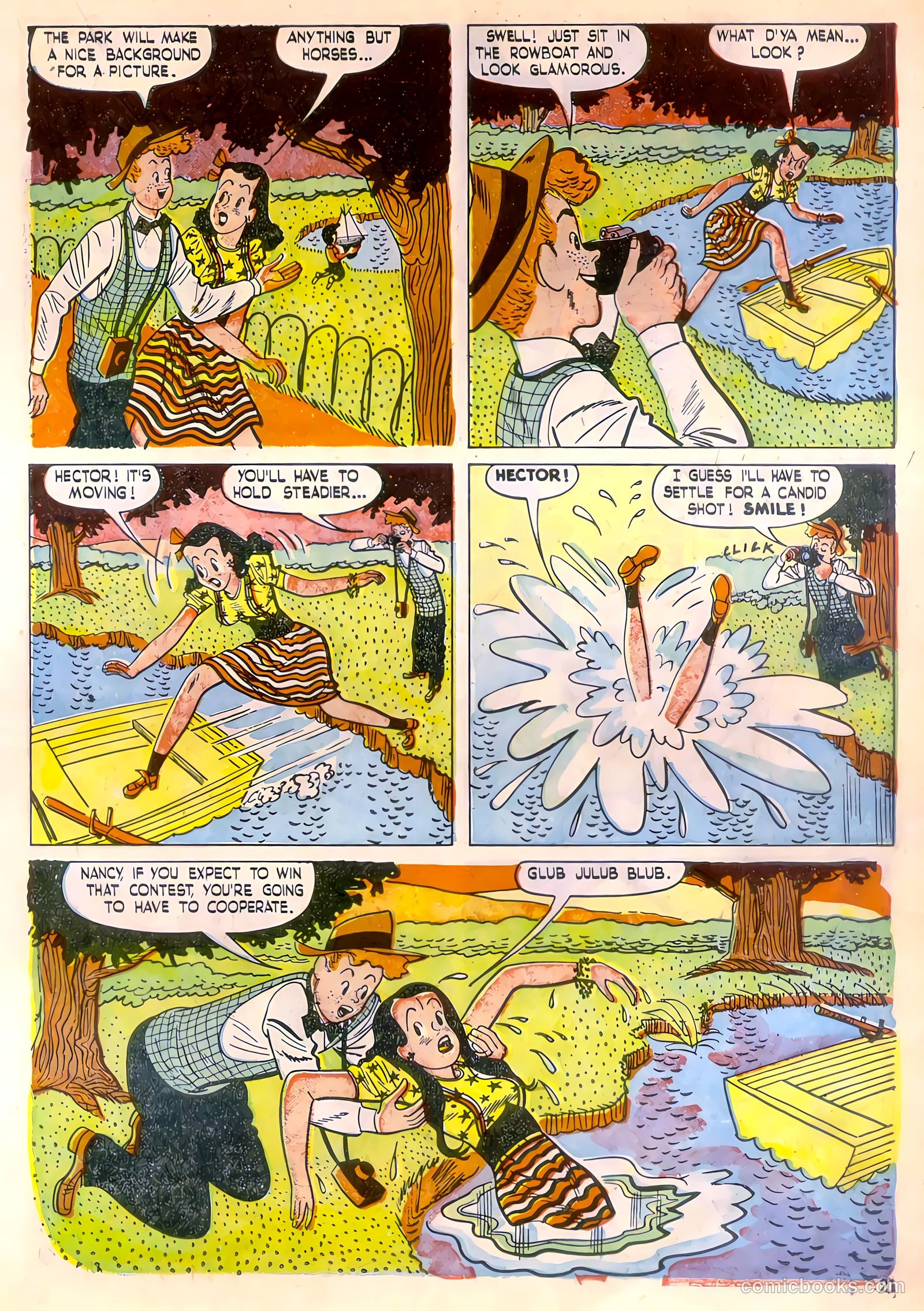 Calling All Boys #10 (1947) — page 21