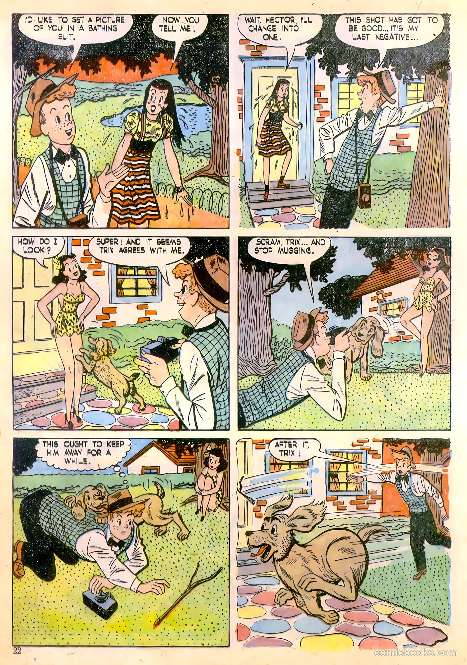 Calling All Boys #10 (1947) — page 22