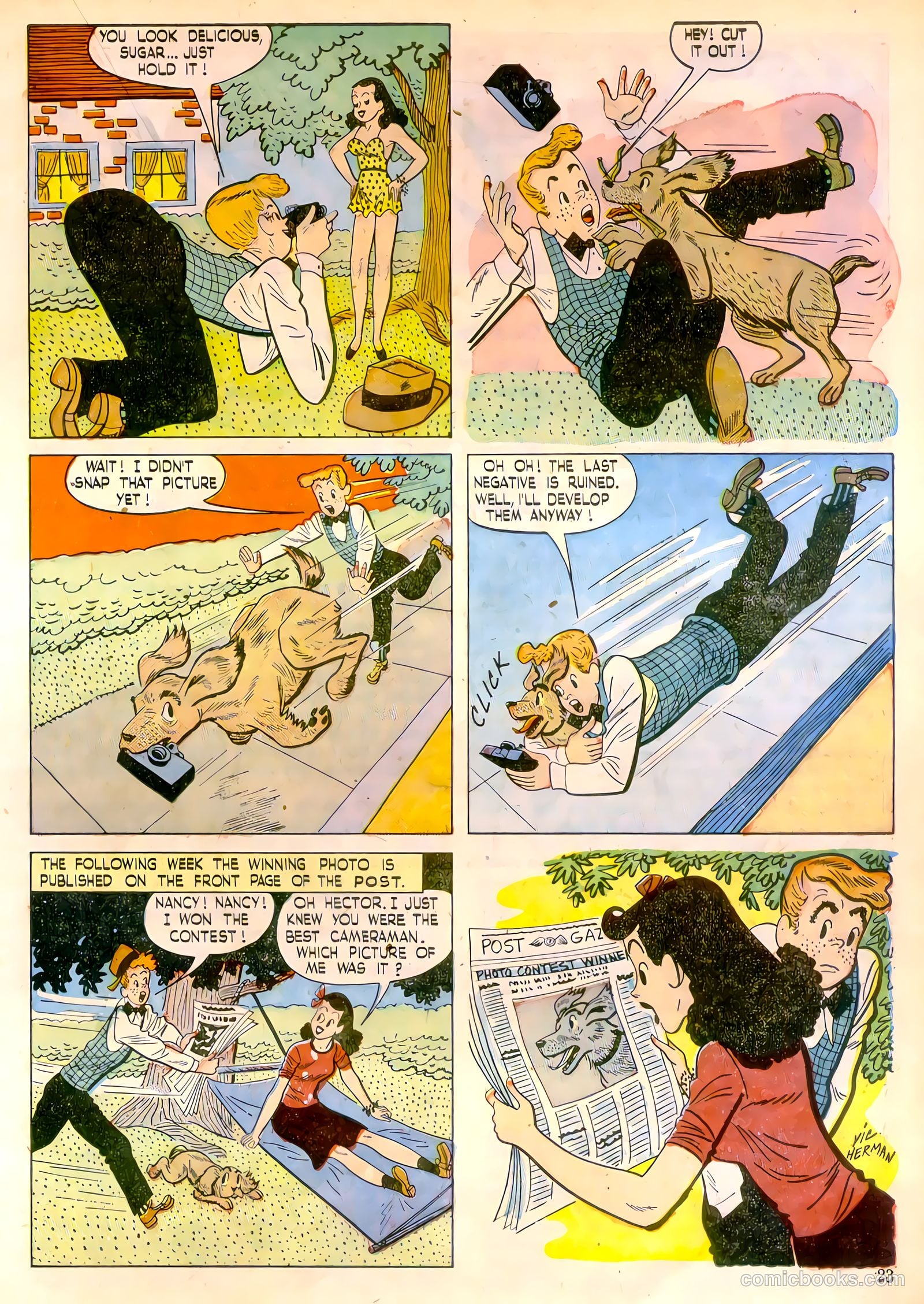 Calling All Boys #10 (1947) — page 23