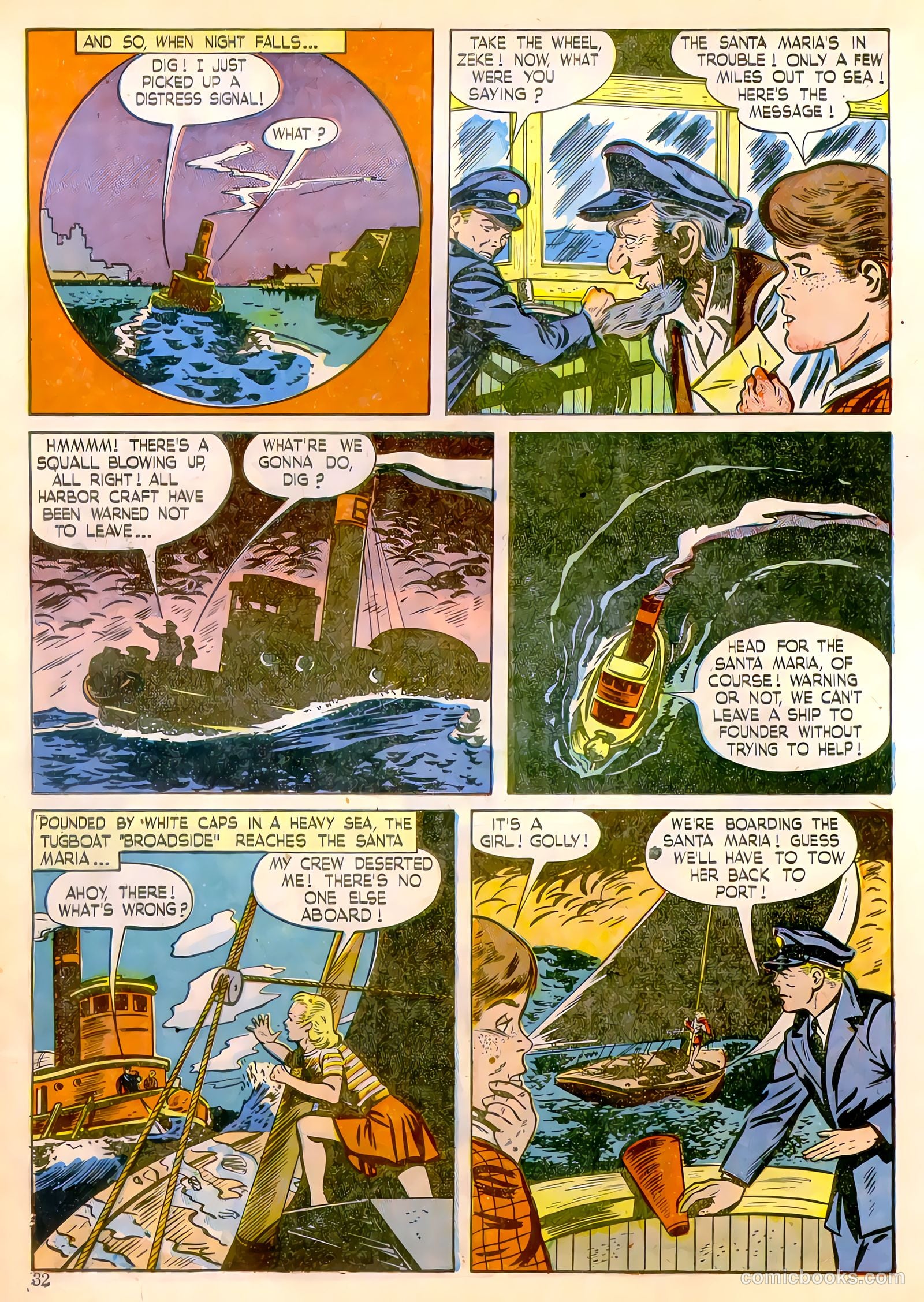 Calling All Boys #10 (1947) — page 32