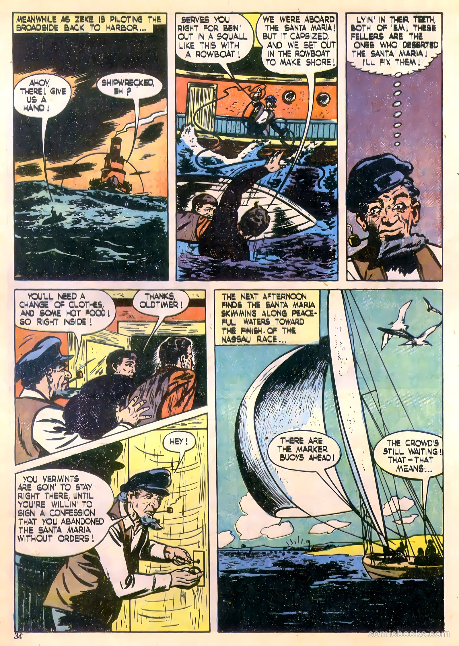 Calling All Boys #10 (1947) — page 34