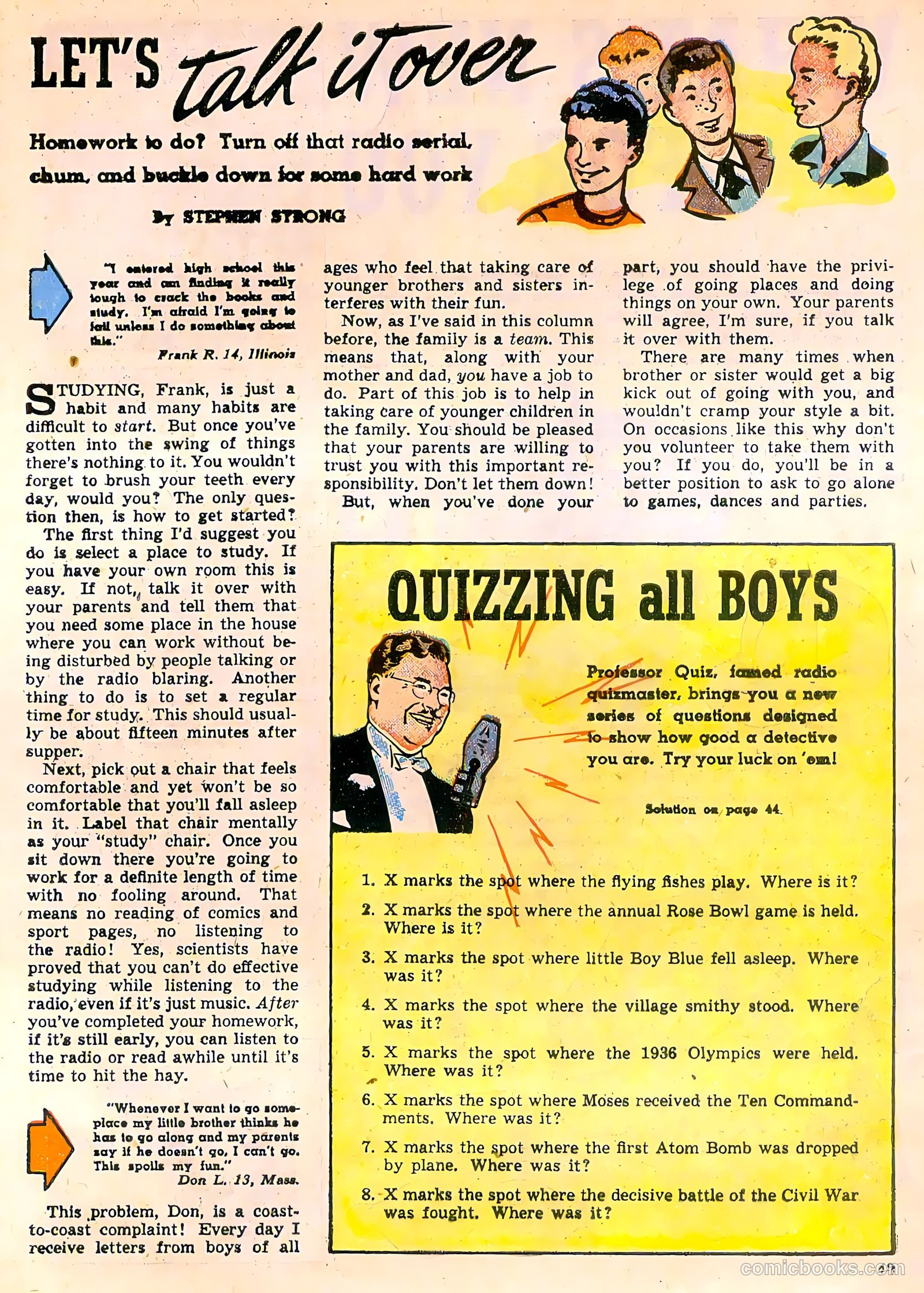 Calling All Boys #10 (1947) — page 43
