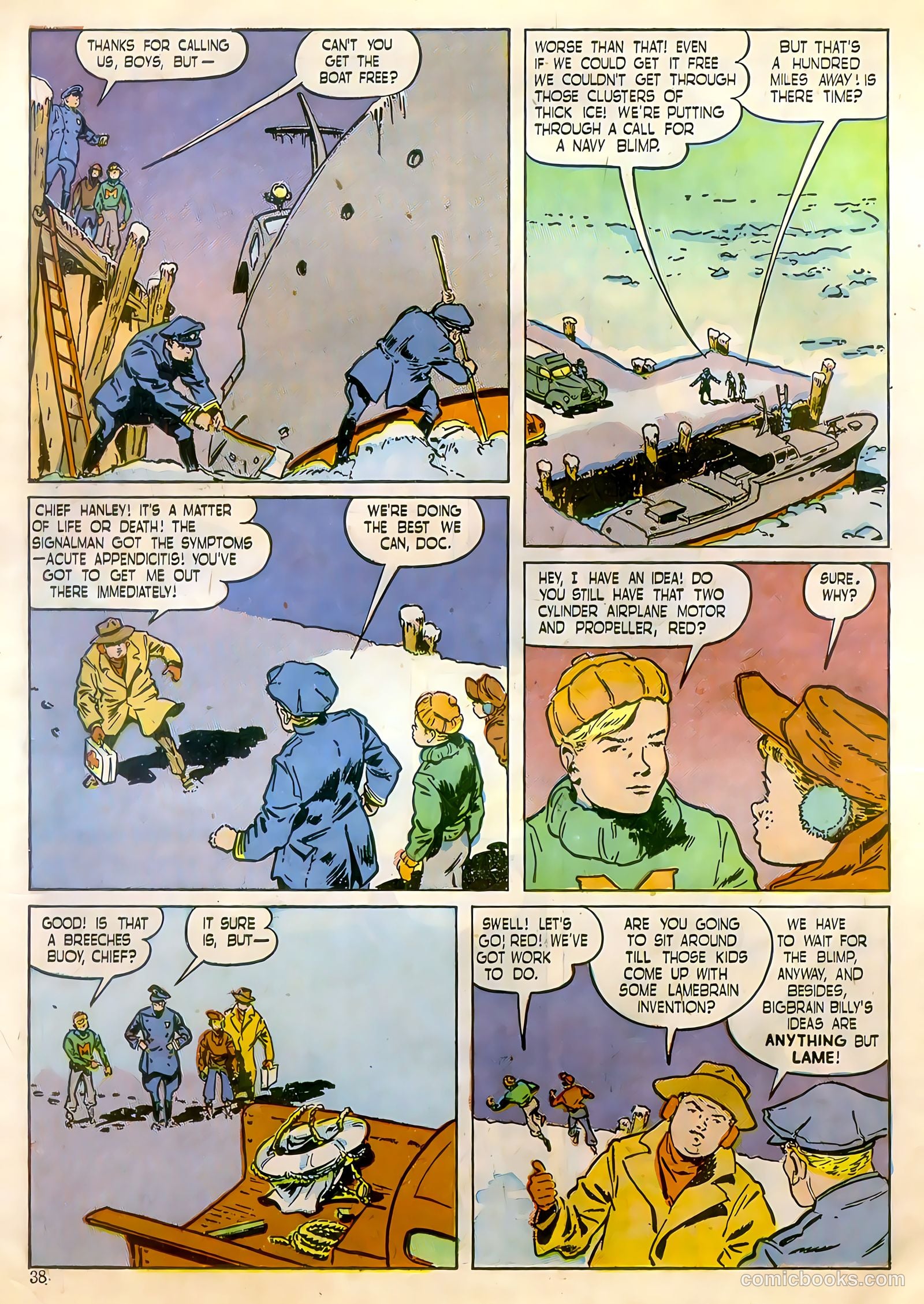 Calling All Boys #11 (1947) — page 38