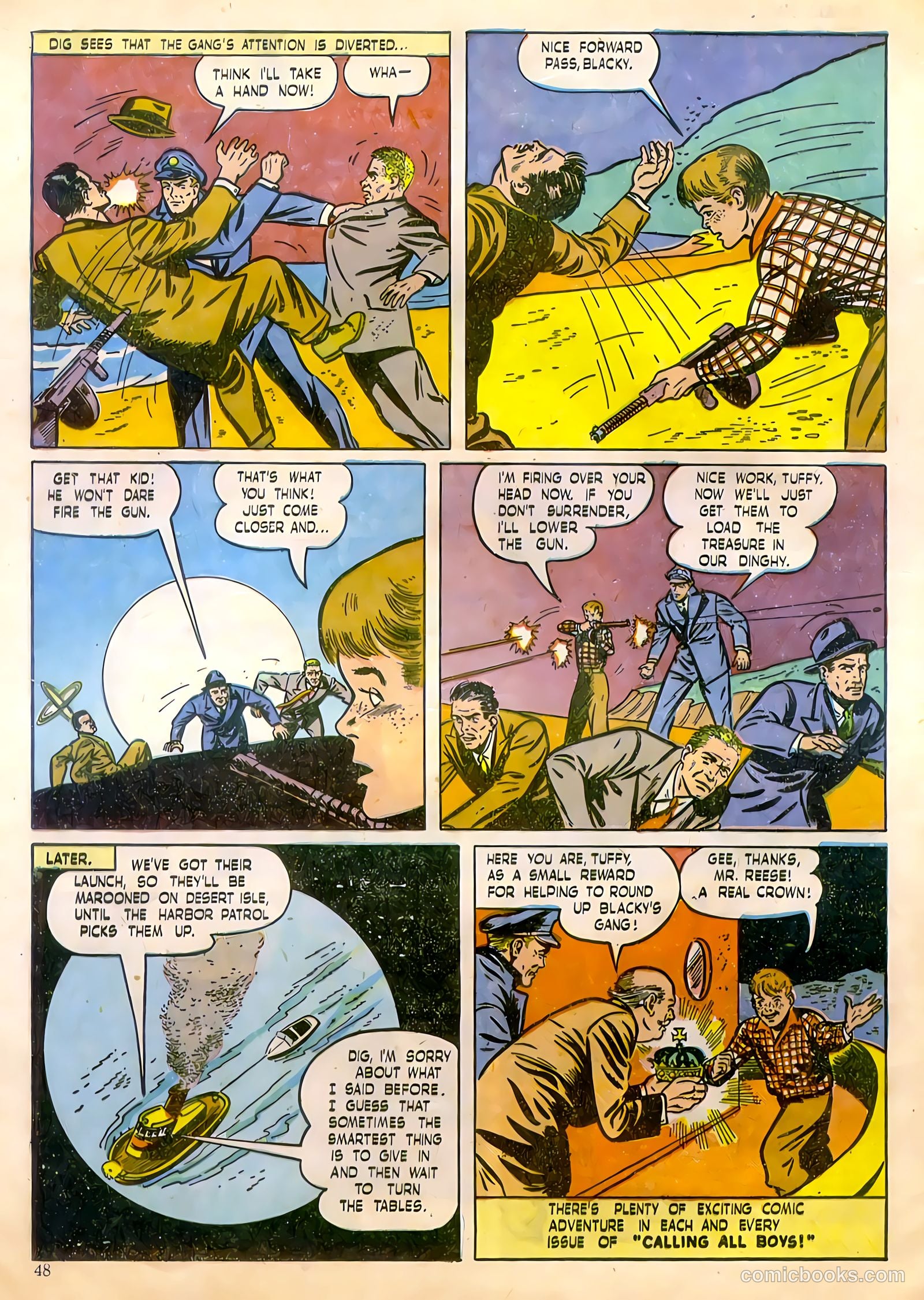 Calling All Boys #11 (1947) — page 48