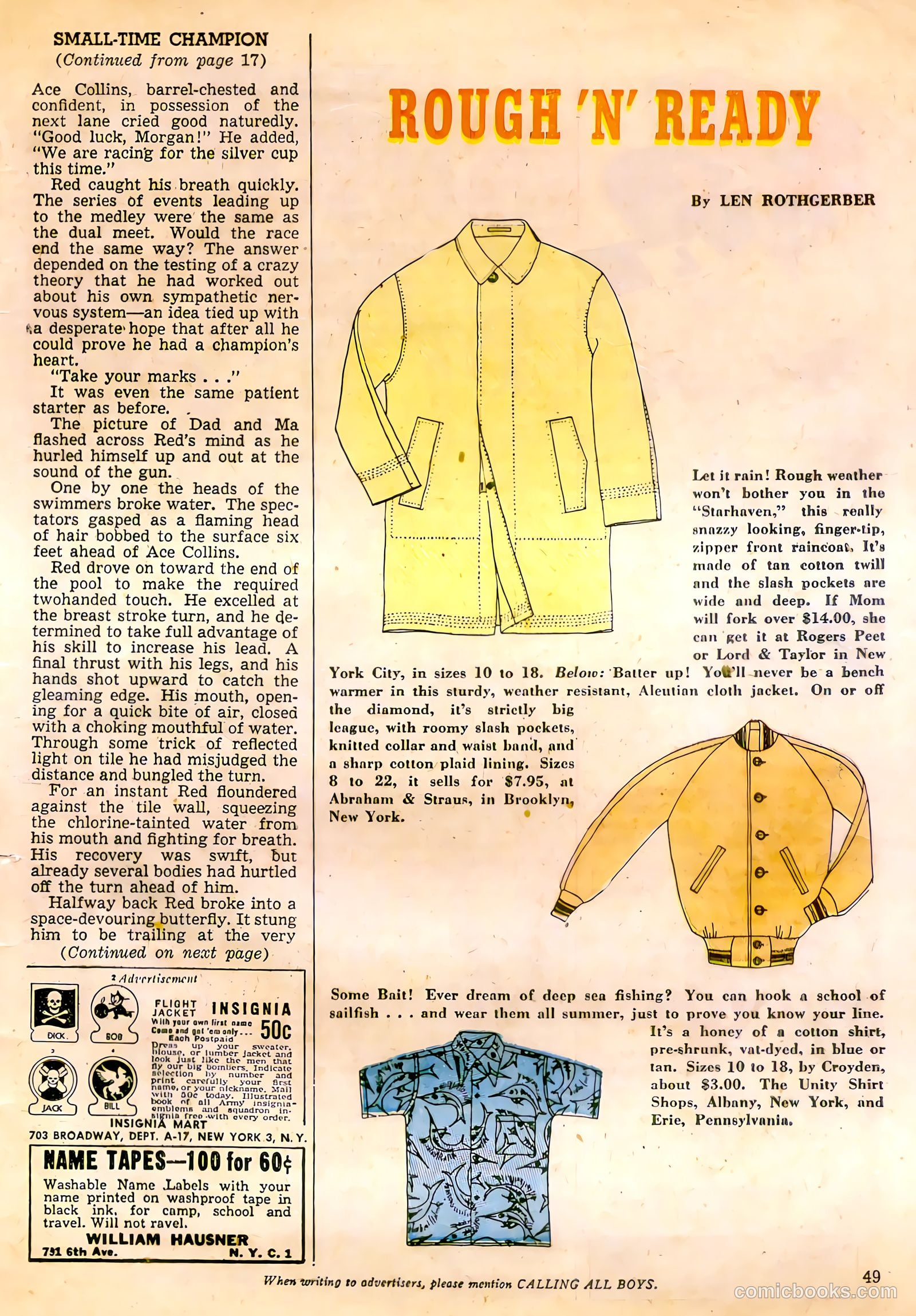 Calling All Boys #11 (1947) — page 49