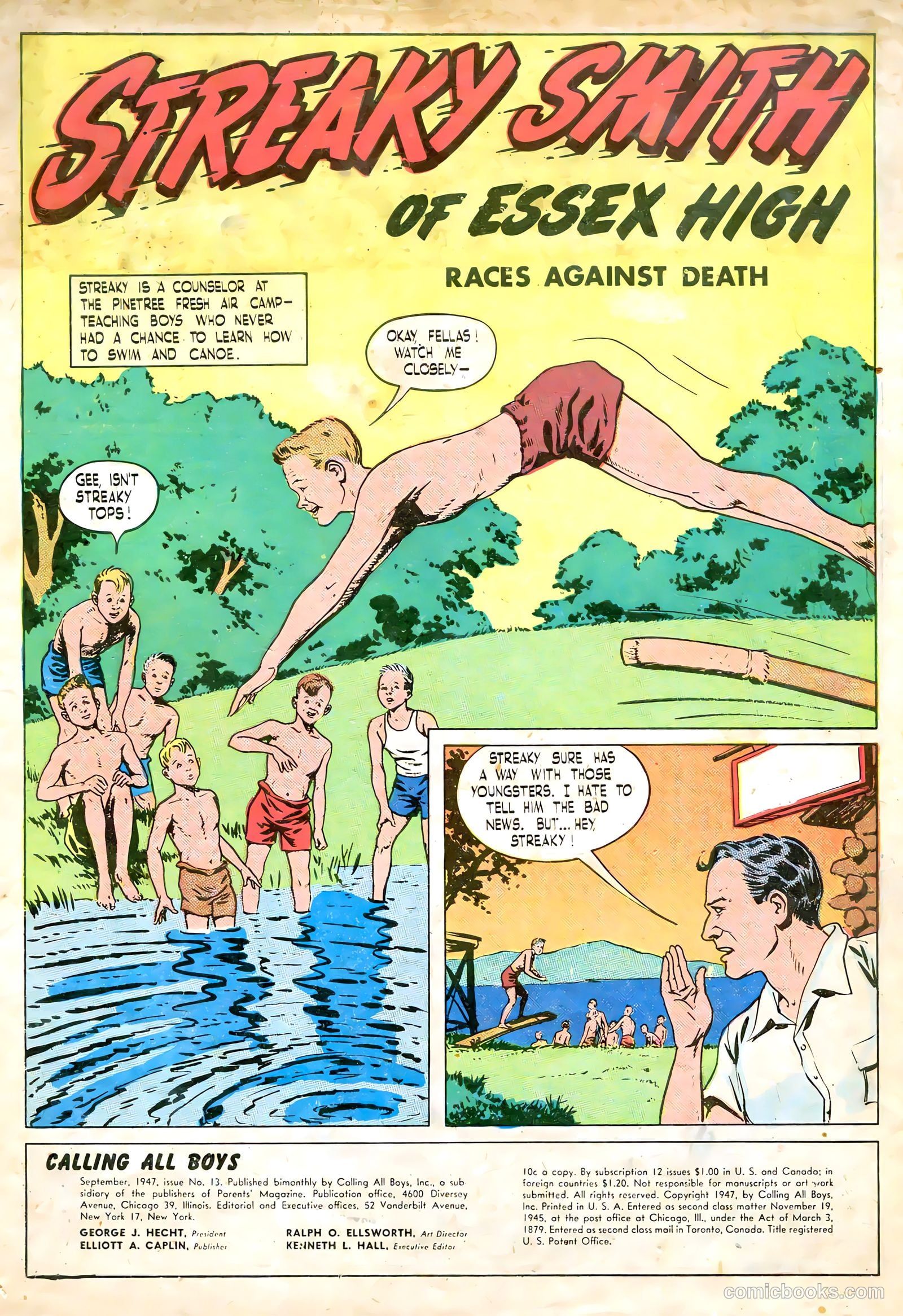 Calling All Boys #13 (1947, Parents' Magazine Press) — page 3 of 36