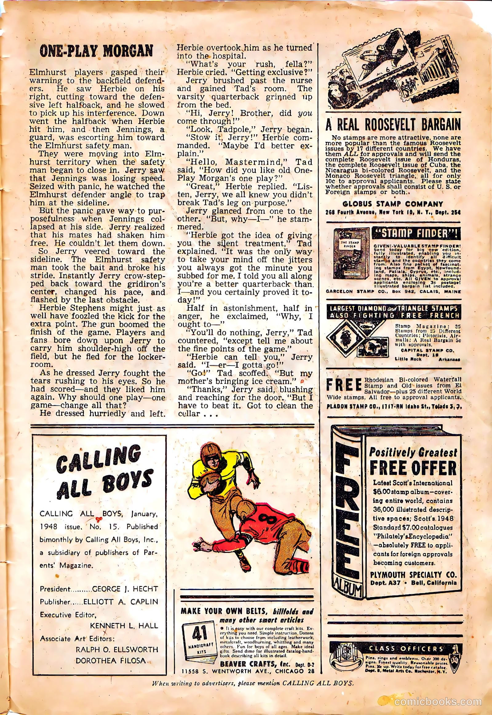 Calling All Boys #15 (1948, Parents' Magazine Press) — page 35 of 38
