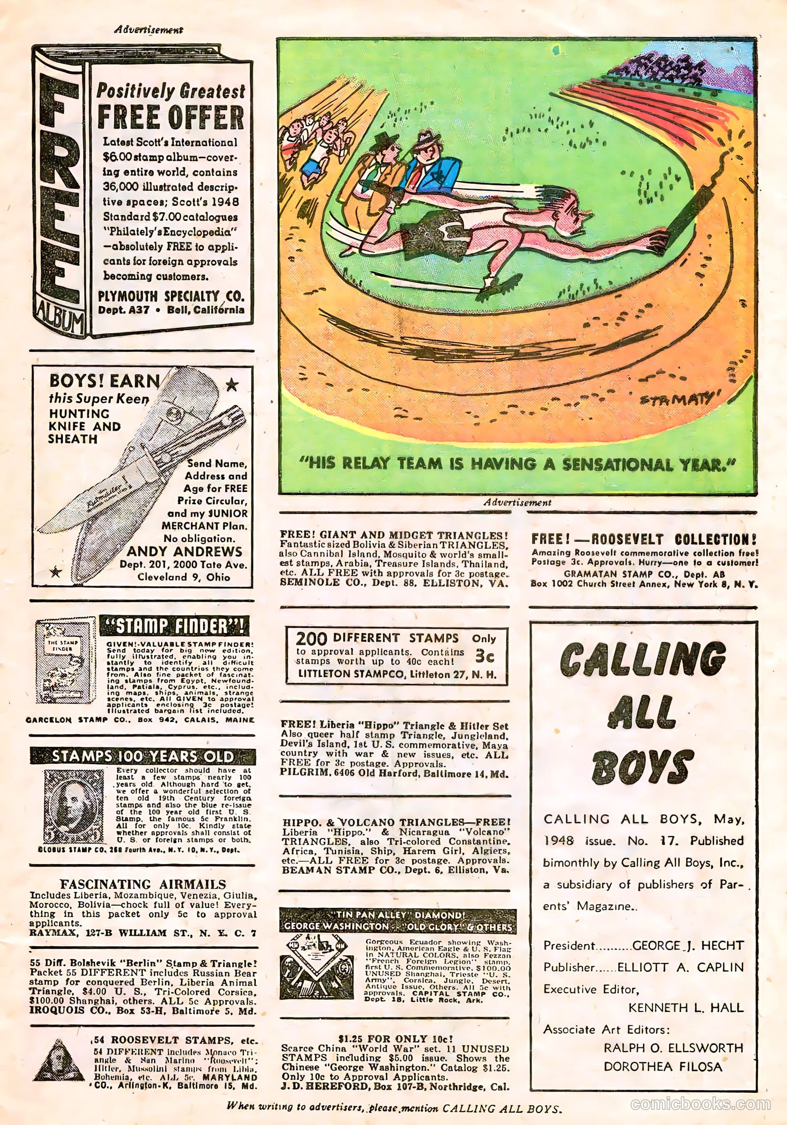 Calling All Boys #17 (1948) — page 33