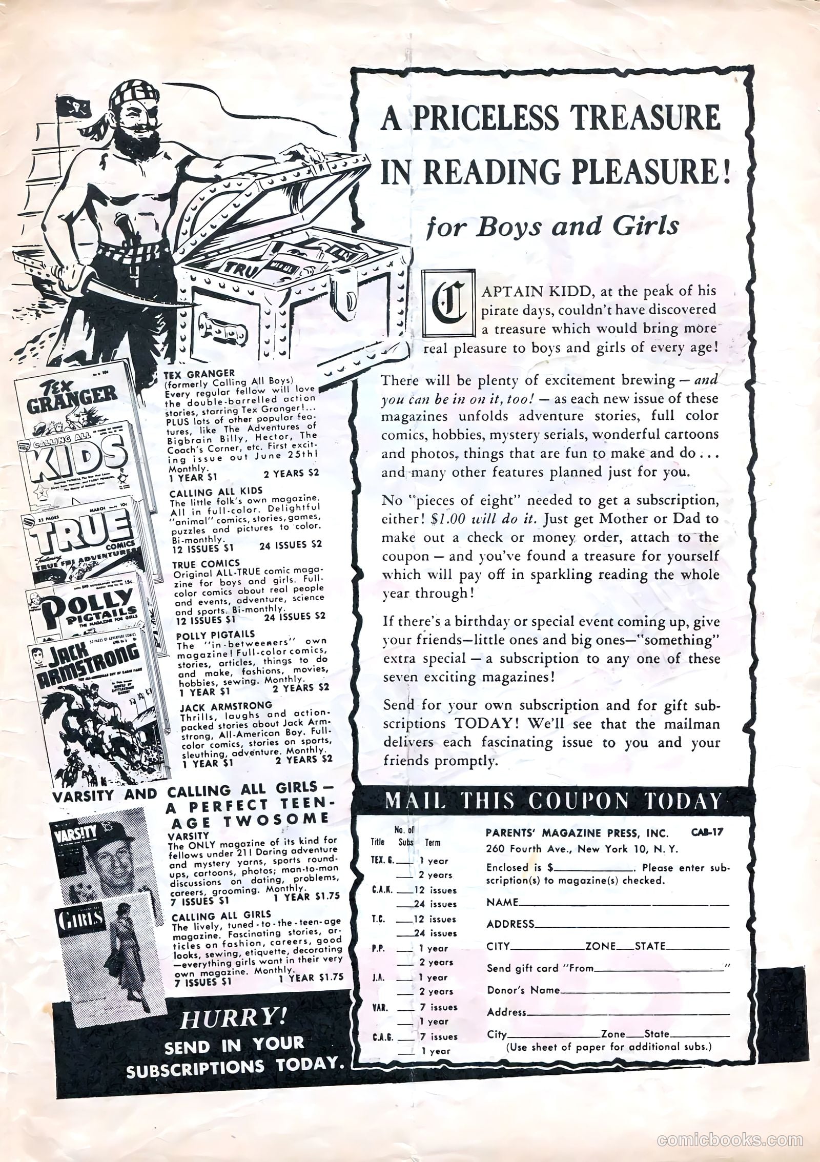 Calling All Boys #17 (1948) — page 35