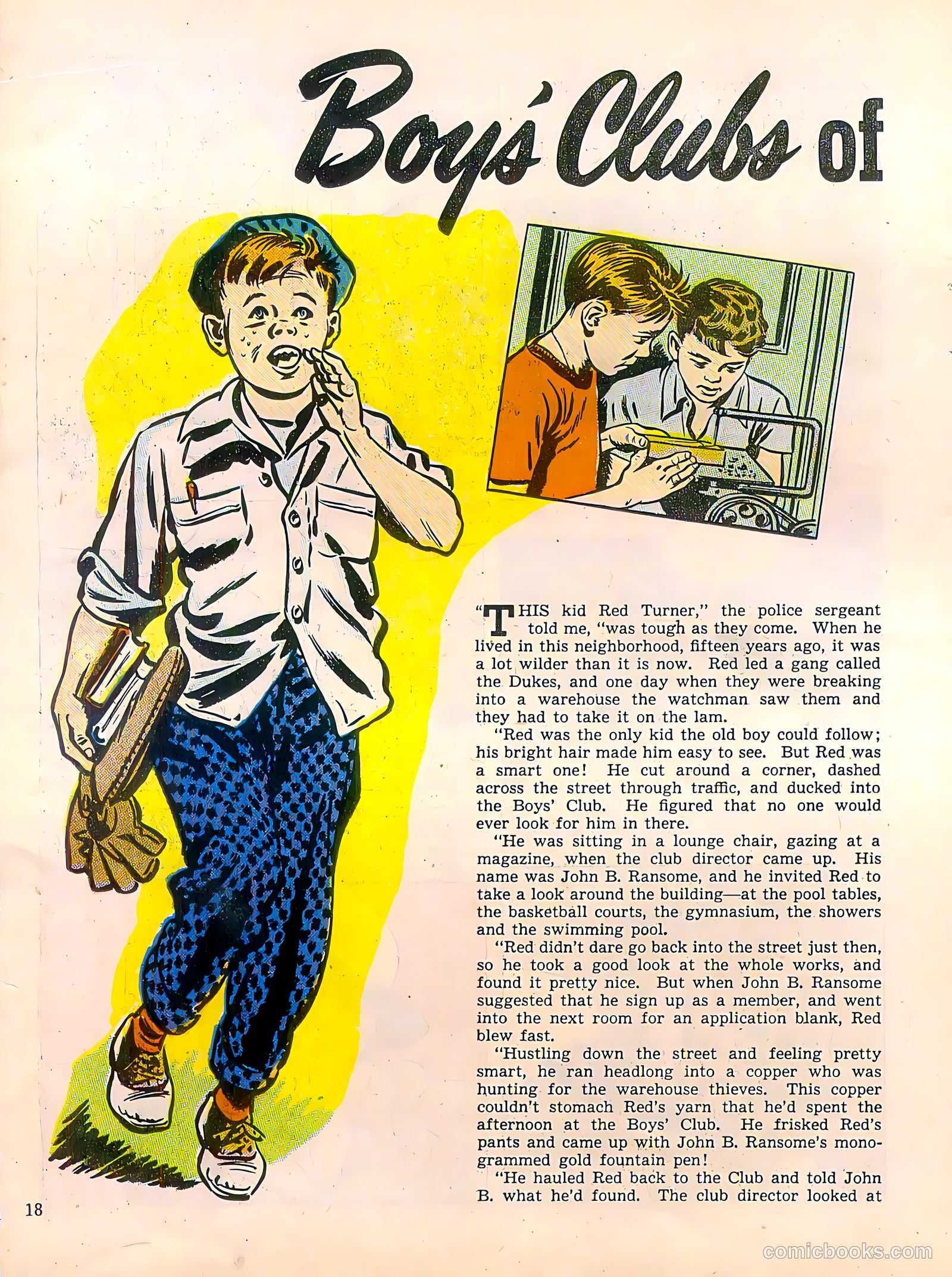 Calling All Boys #4 (1946) — page 18
