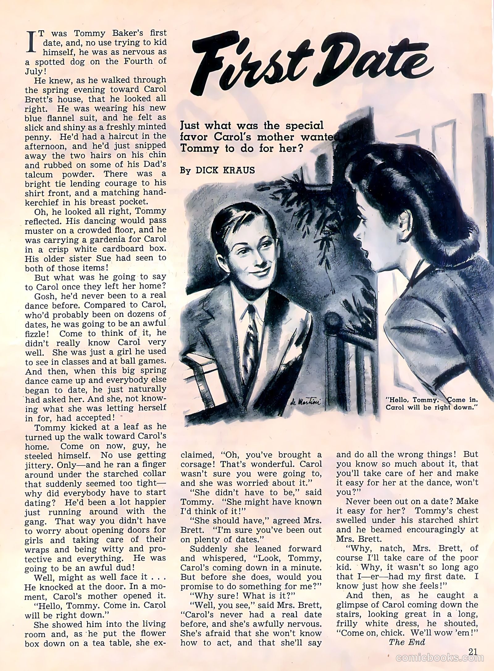 Calling All Boys #4 (1946) — page 21