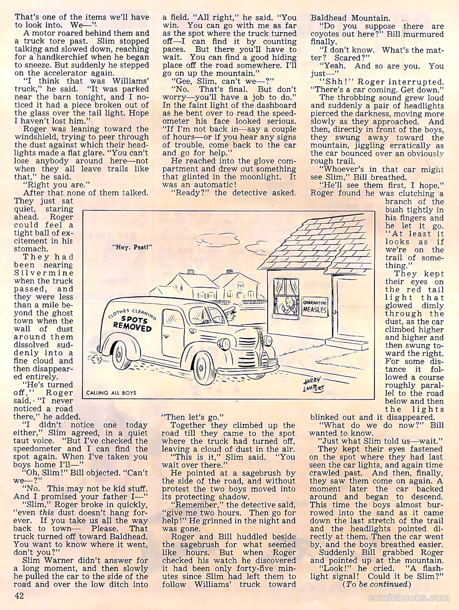 Calling All Boys #4 (1946) — page 42