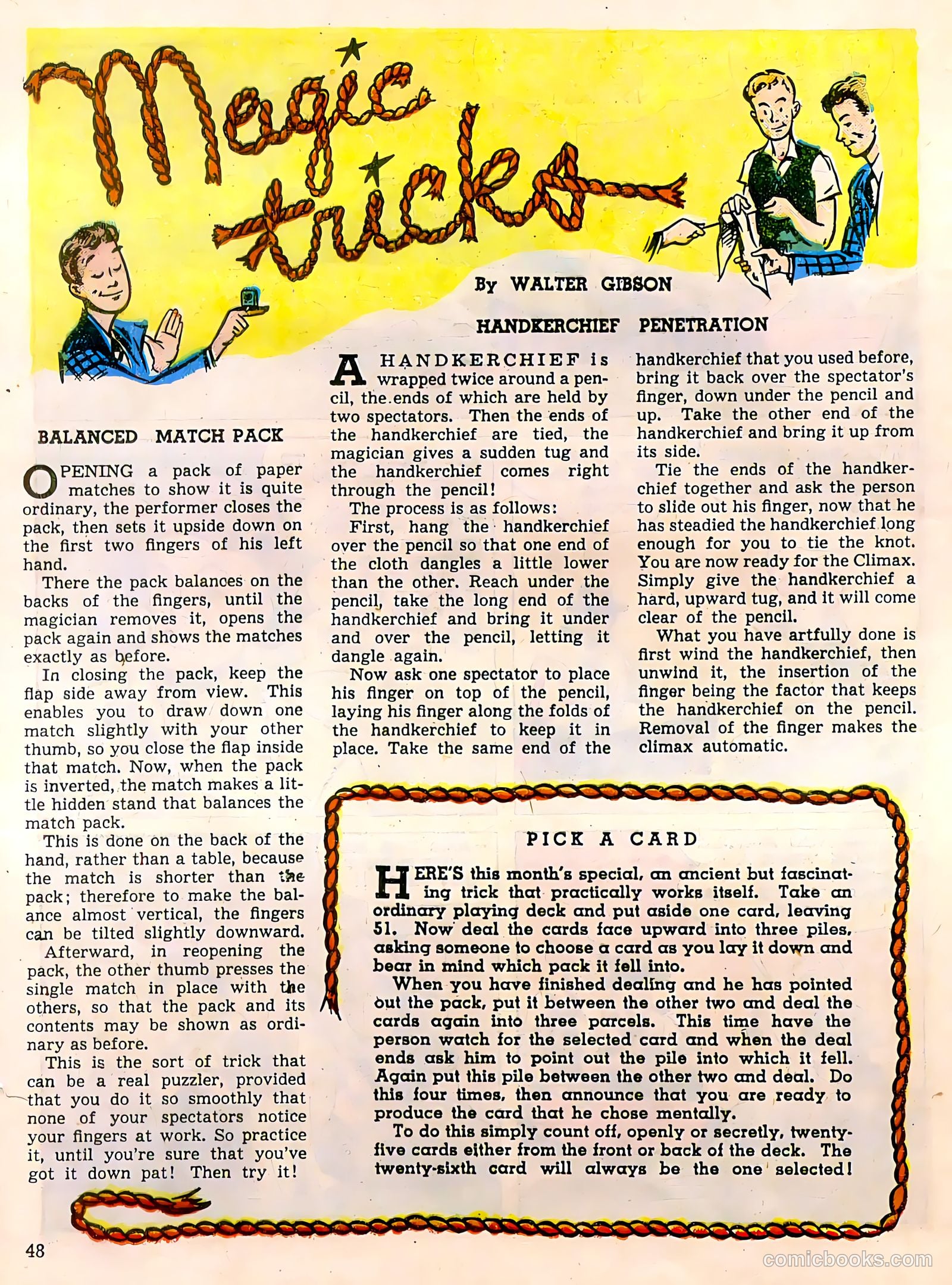 Calling All Boys #4 (1946) — page 48