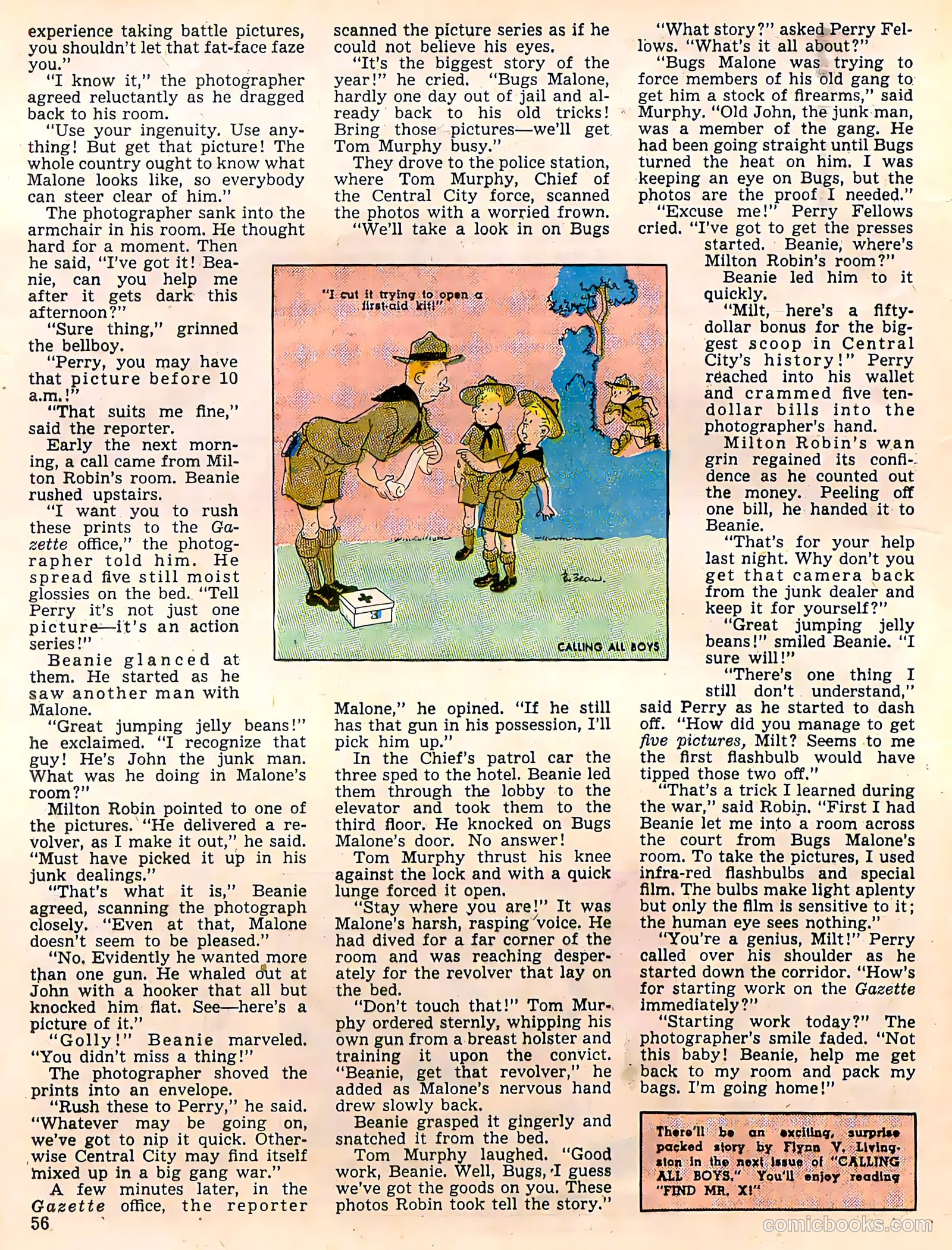 Calling All Boys #4 (1946) — page 56