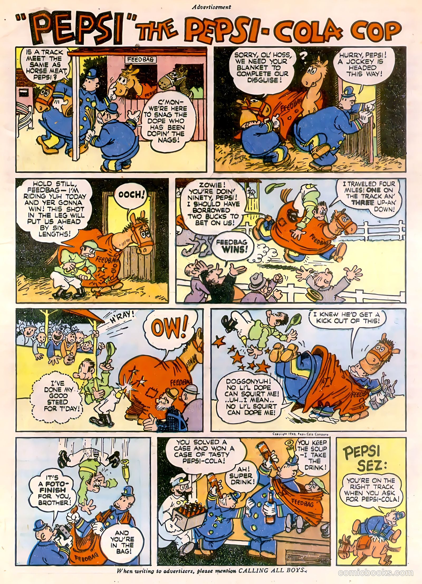 Calling All Boys #4 (1946) — page 57