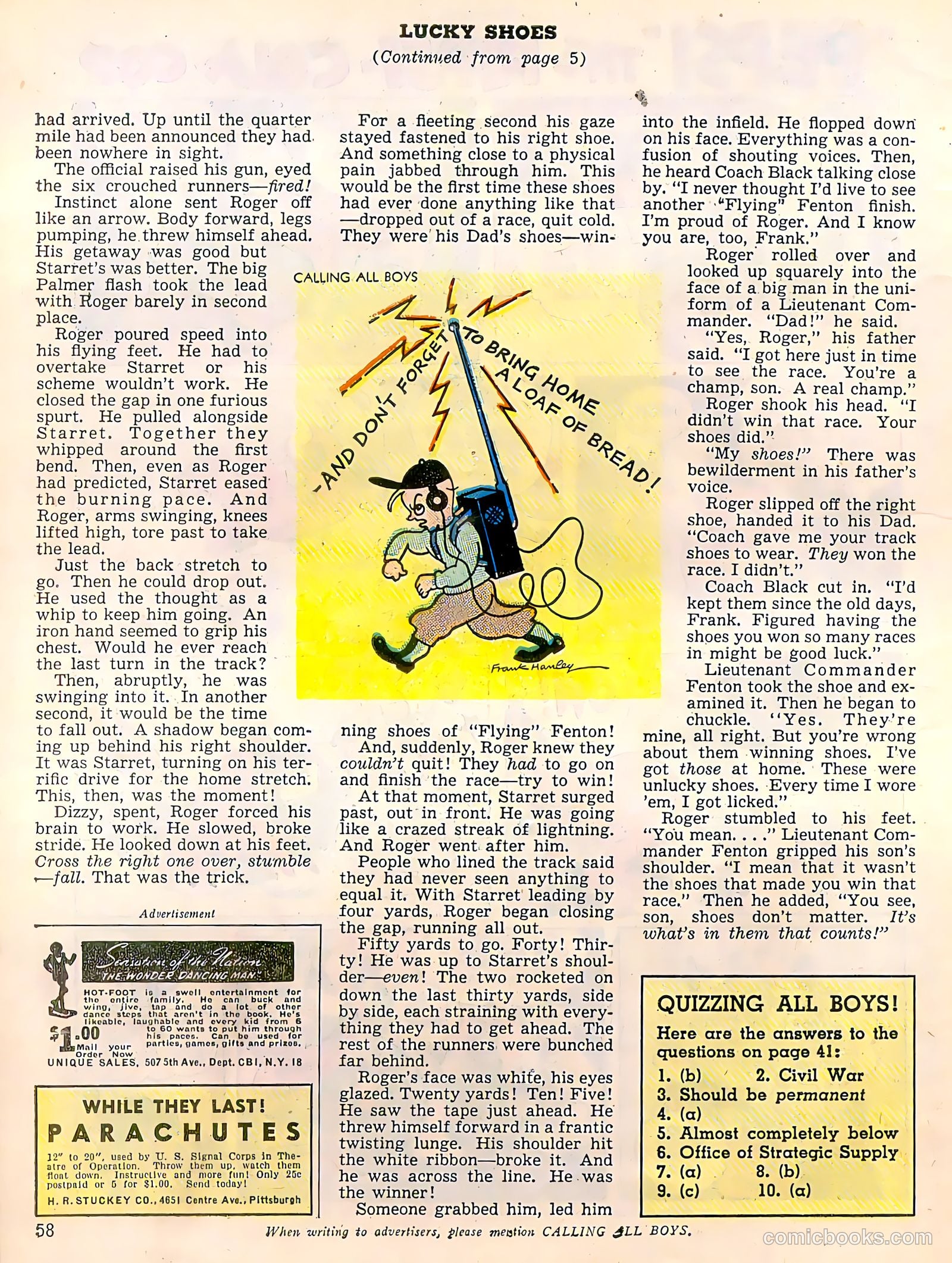 Calling All Boys #4 (1946) — page 58