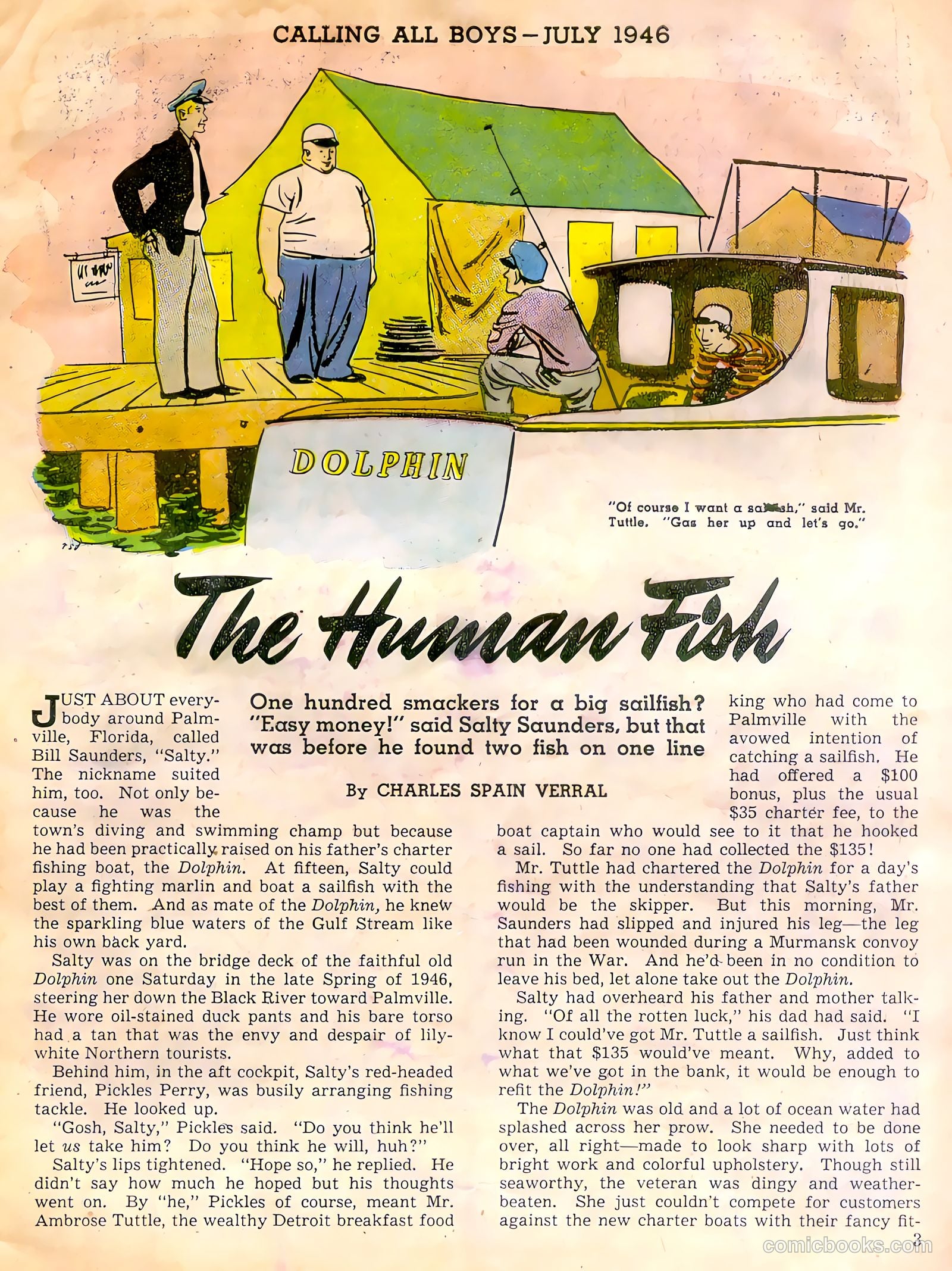Calling All Boys #6 (1946) — page 3