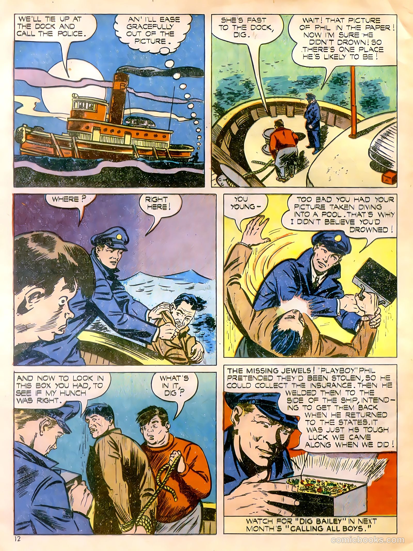 Calling All Boys #6 (1946) — page 12